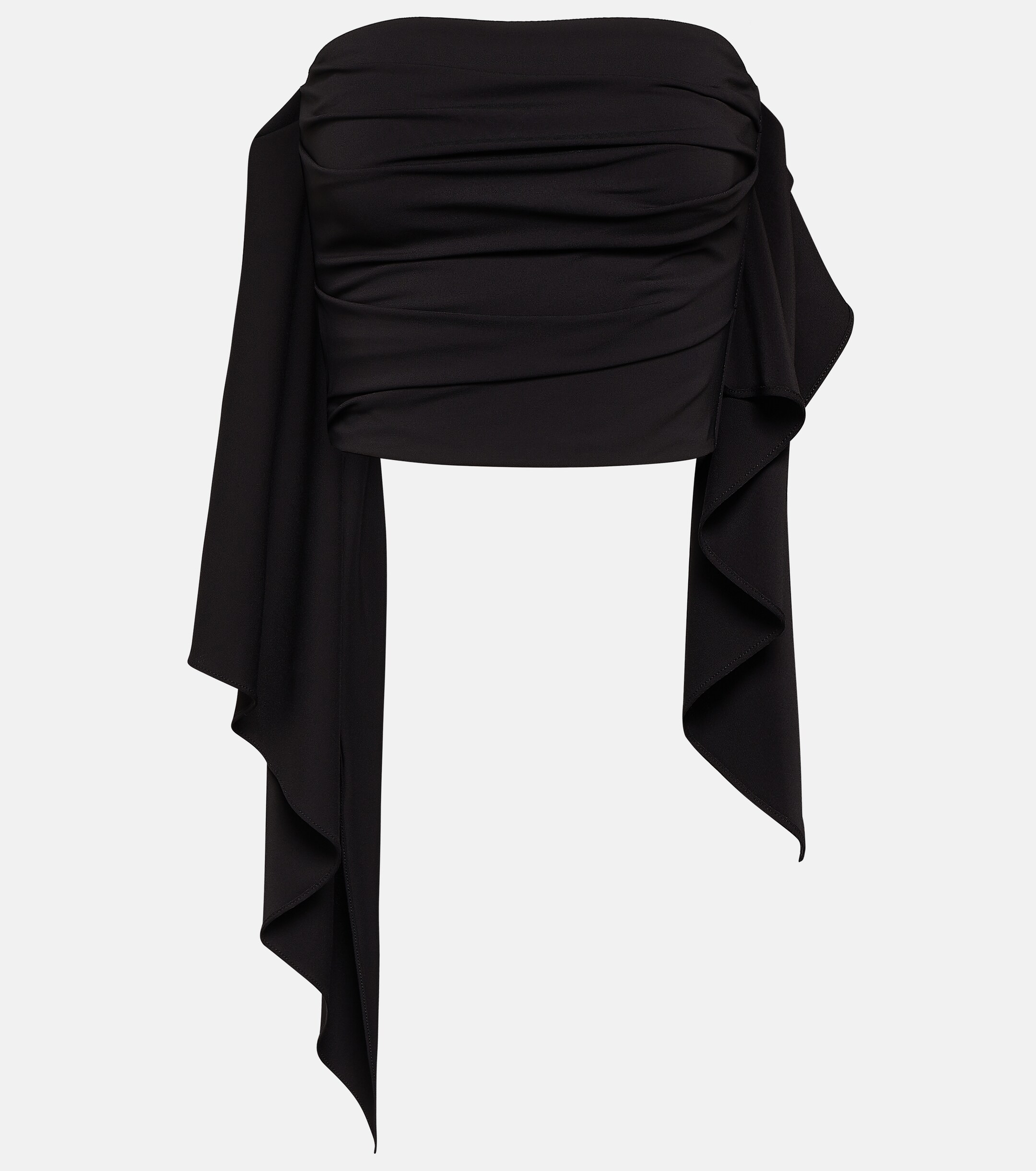 THE ATTICO Embellished off-shoulder top