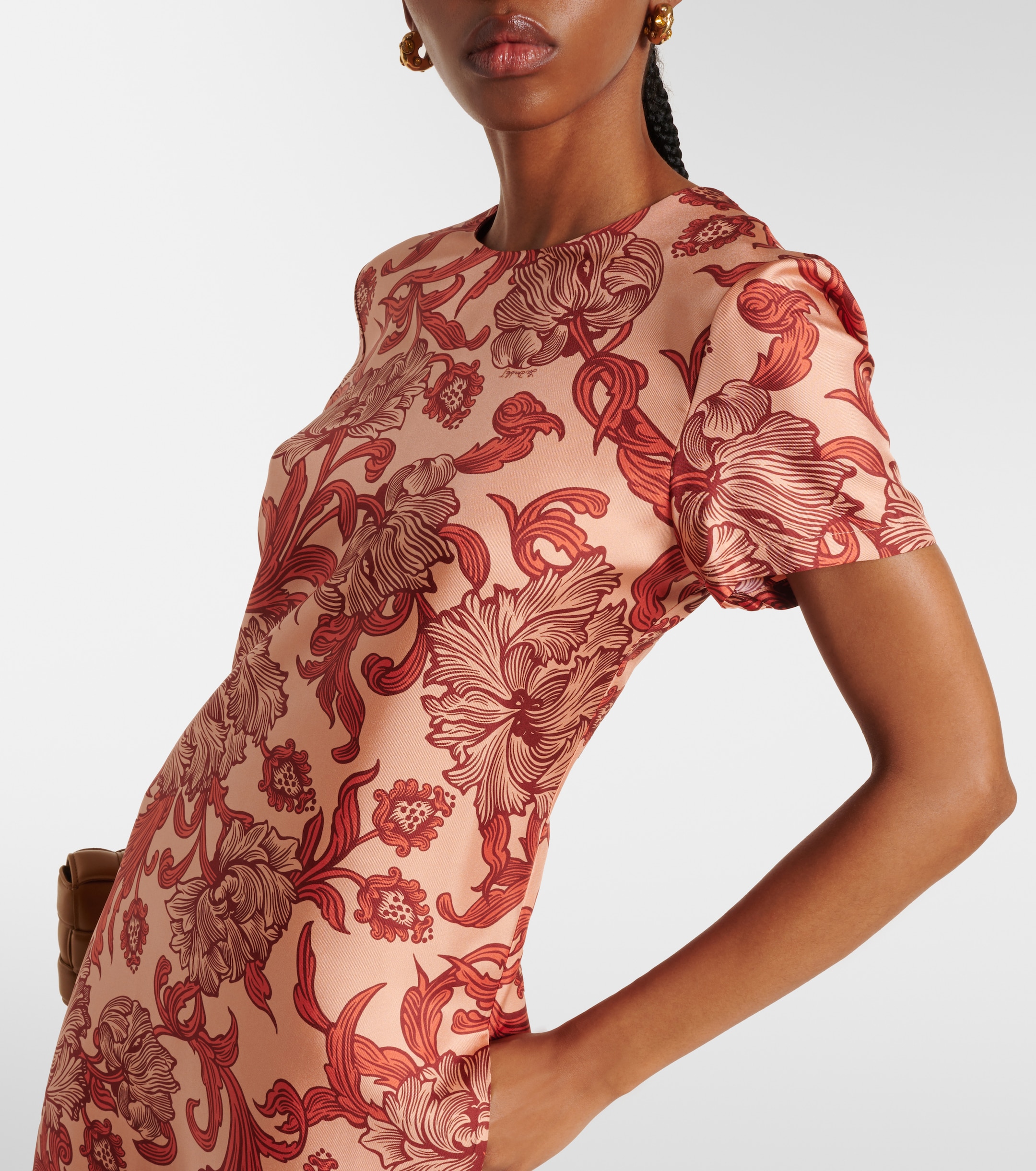 la doublej swing maxi dress Long Sleeve Swing Dress in Queen Peony - La DoubleJ
