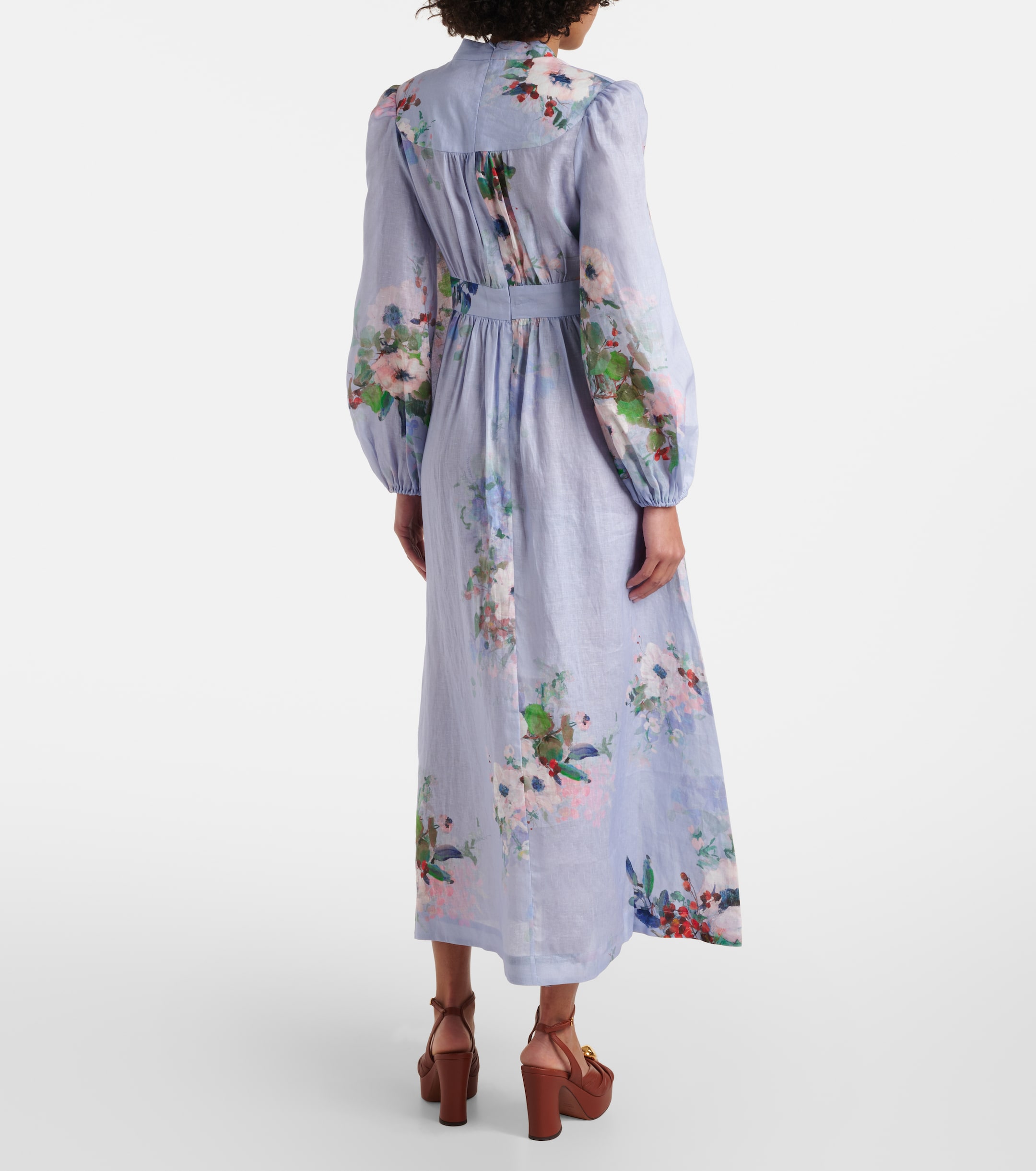 Zimmermann - Everley linen midi dress | Plush