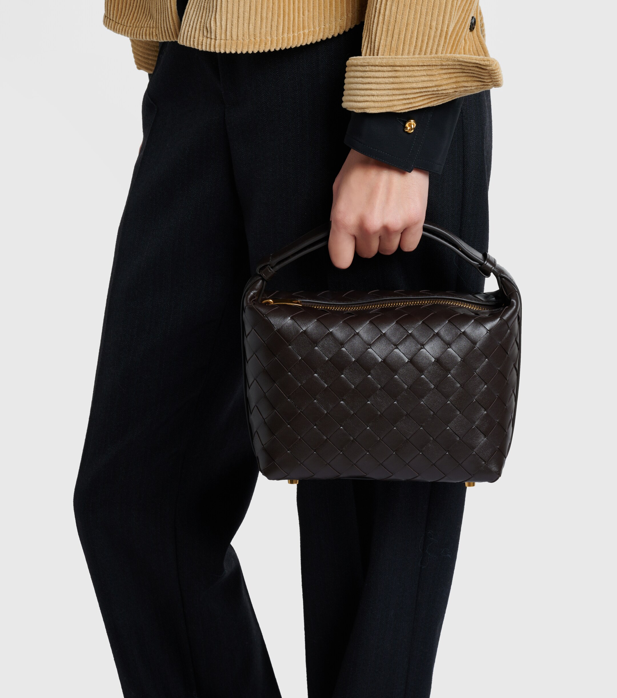 Bottega Veneta Wallace Mini leather tote bag