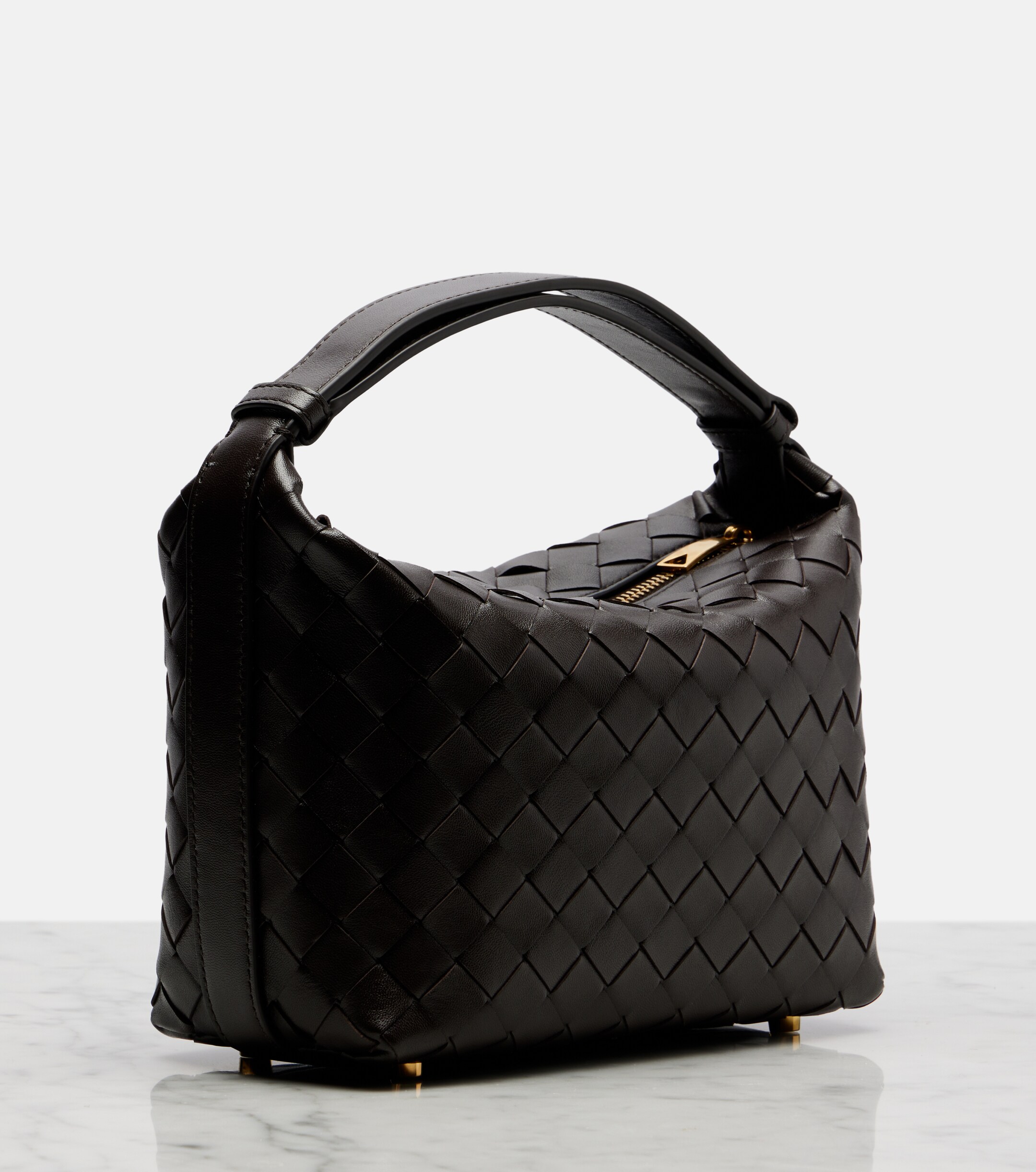 Bottega Veneta Wallace Mini leather tote bag