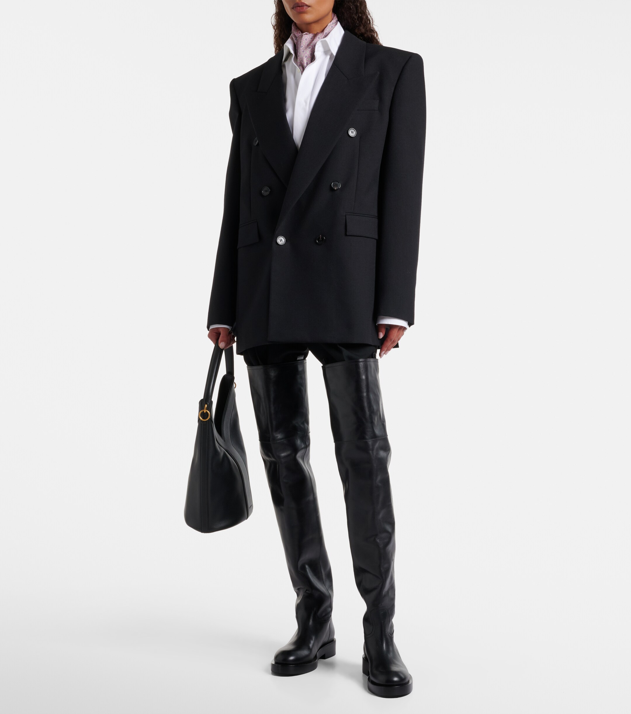 Paris Texas Leather over-the-knee boots thumbnail