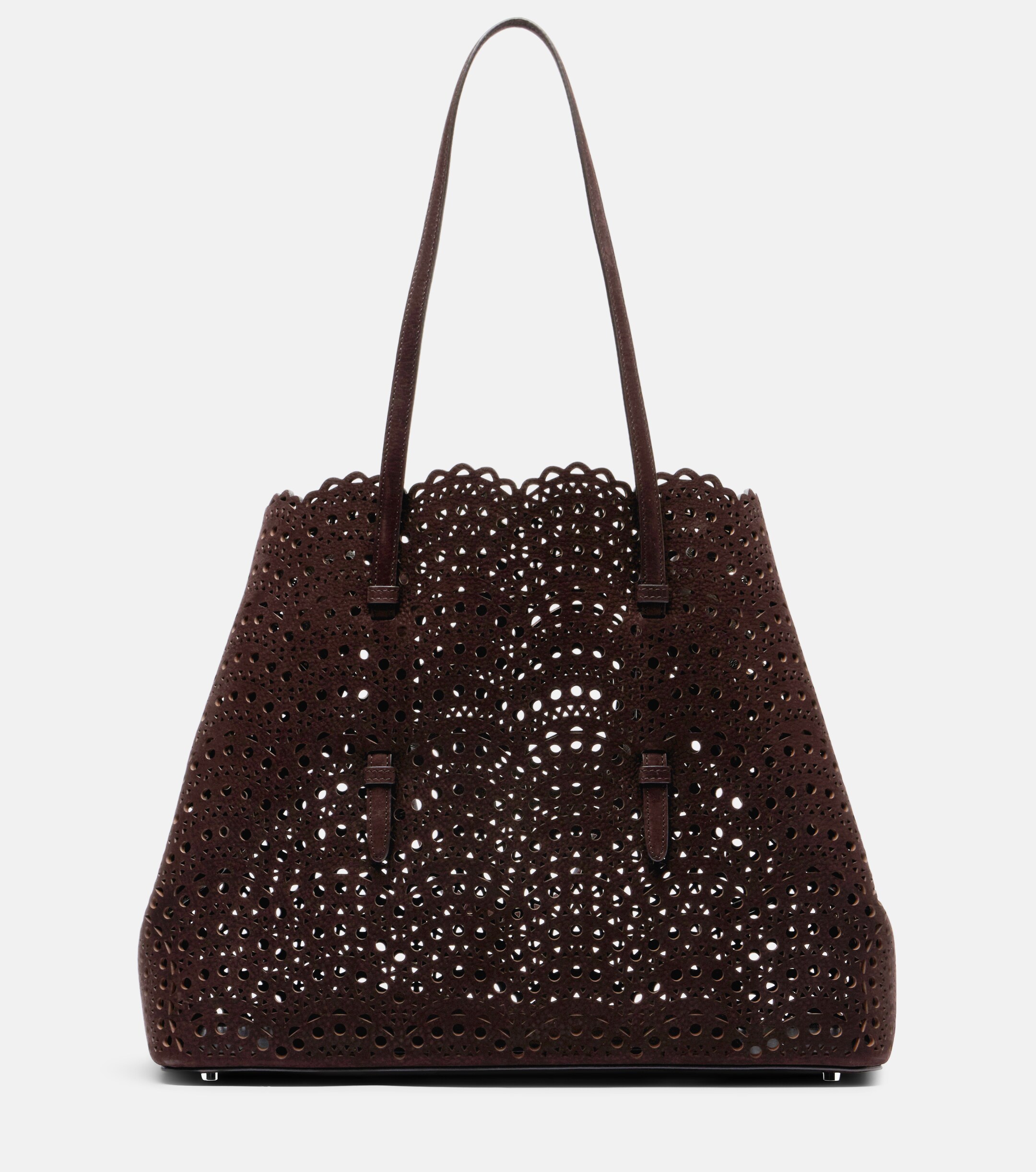 Alaïa Mina 37 Large leather tote bag