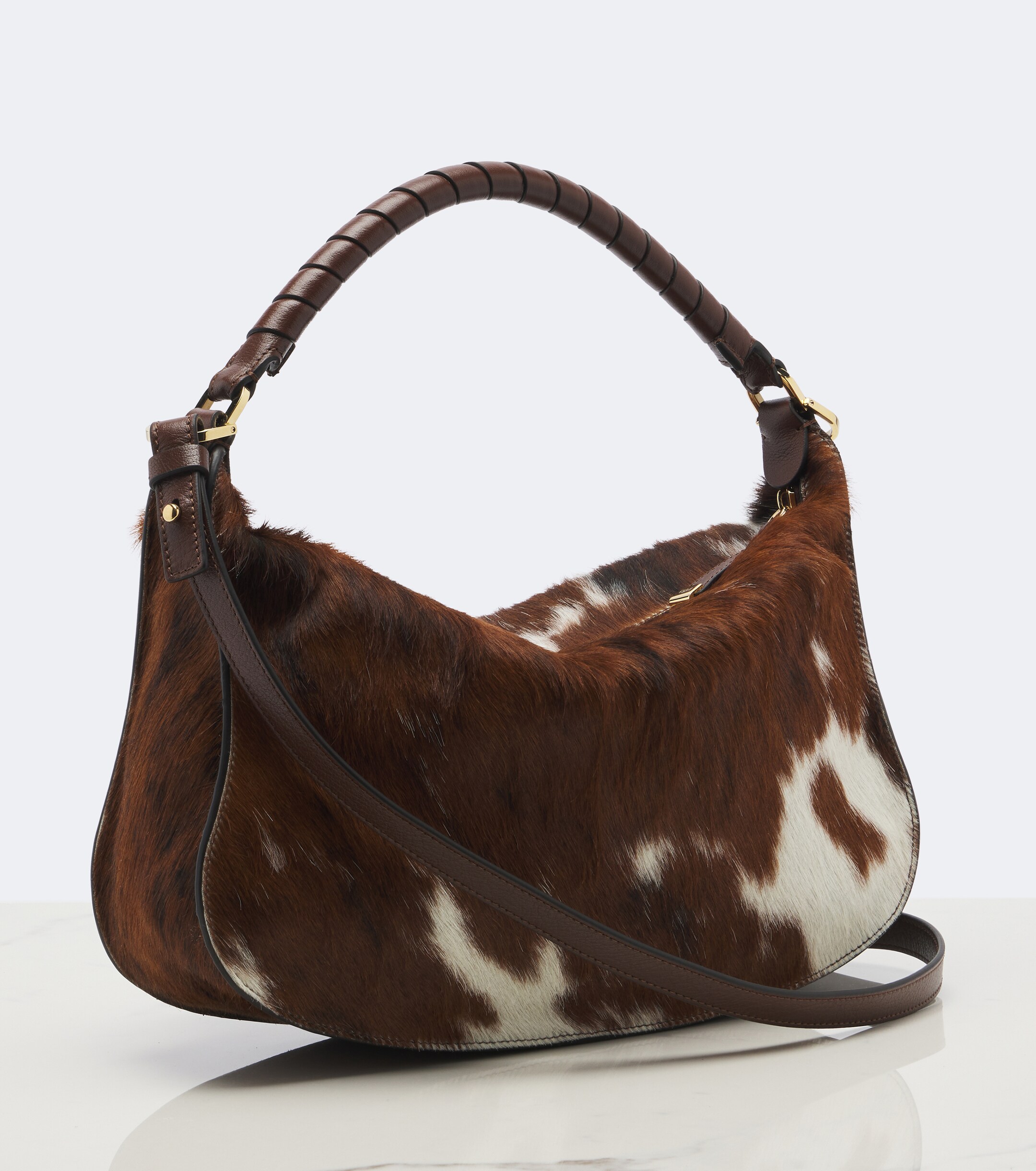 Chloé Marcie Medium calf hair shoulder bag