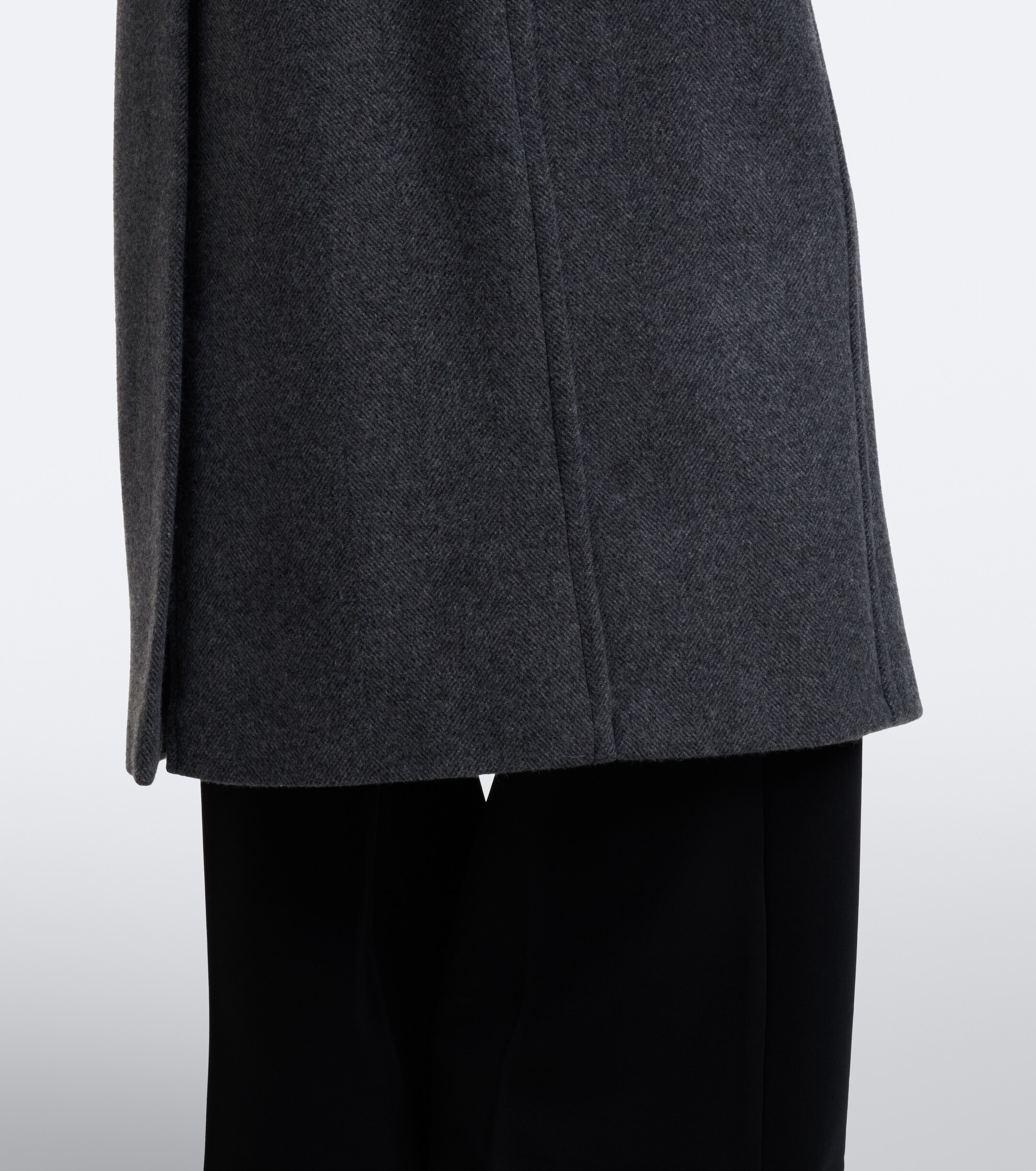 Sportmax Sportmax Belted herringbone virgin wool coat