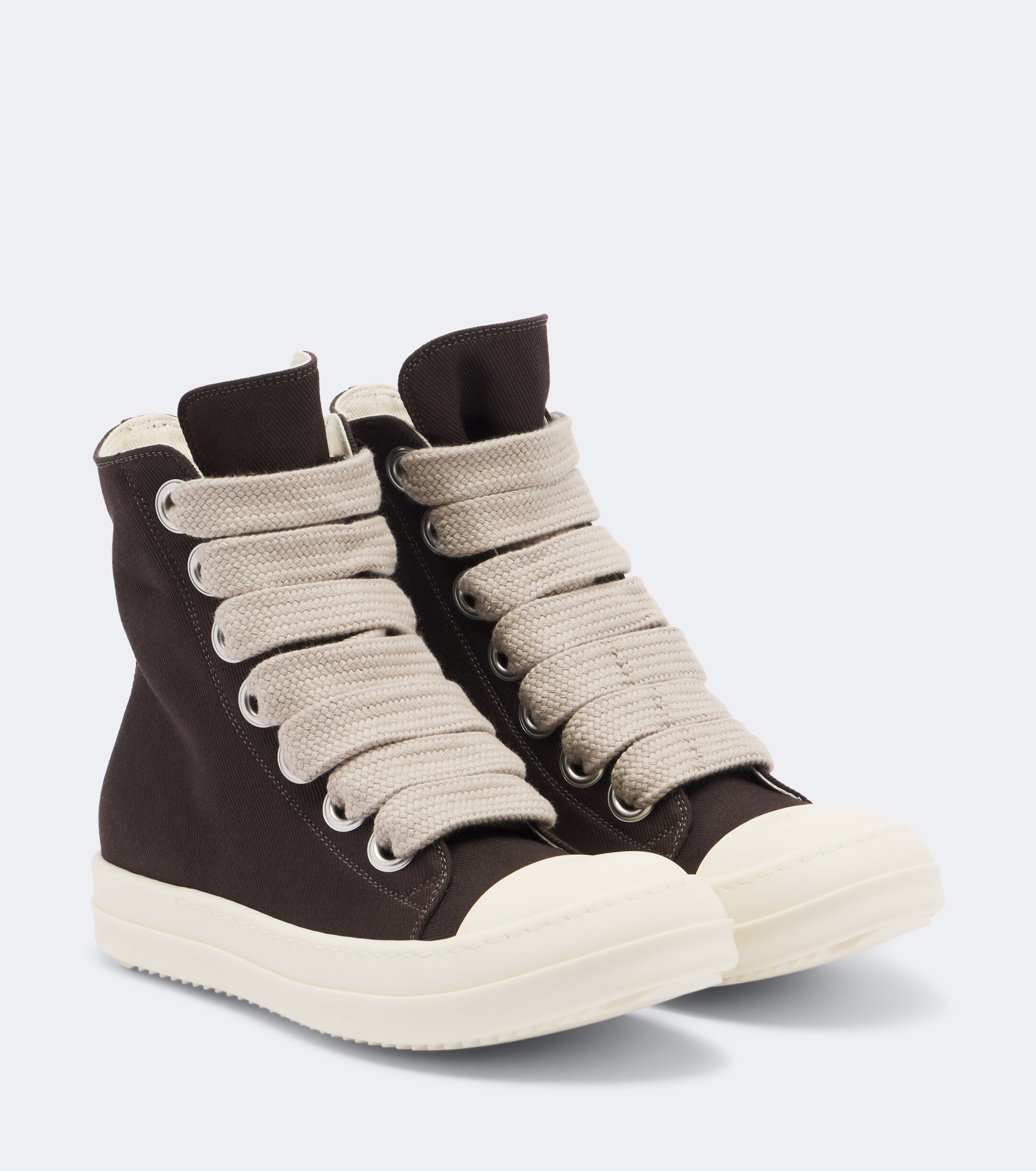 Rick Owens Rick Owens Jumbolace denim sneakers