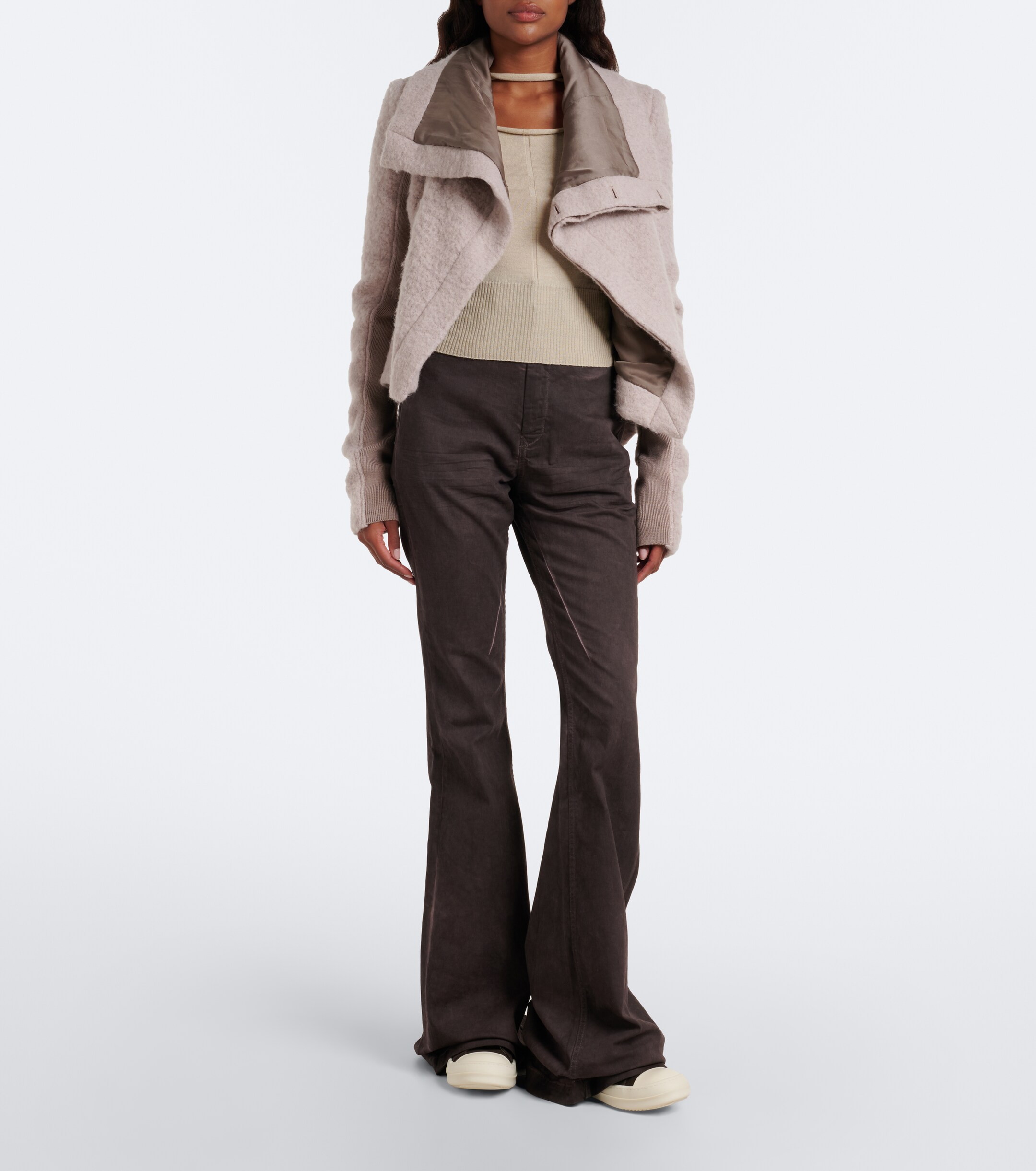Rick Owens Rick Owens Jumbolace denim sneakers