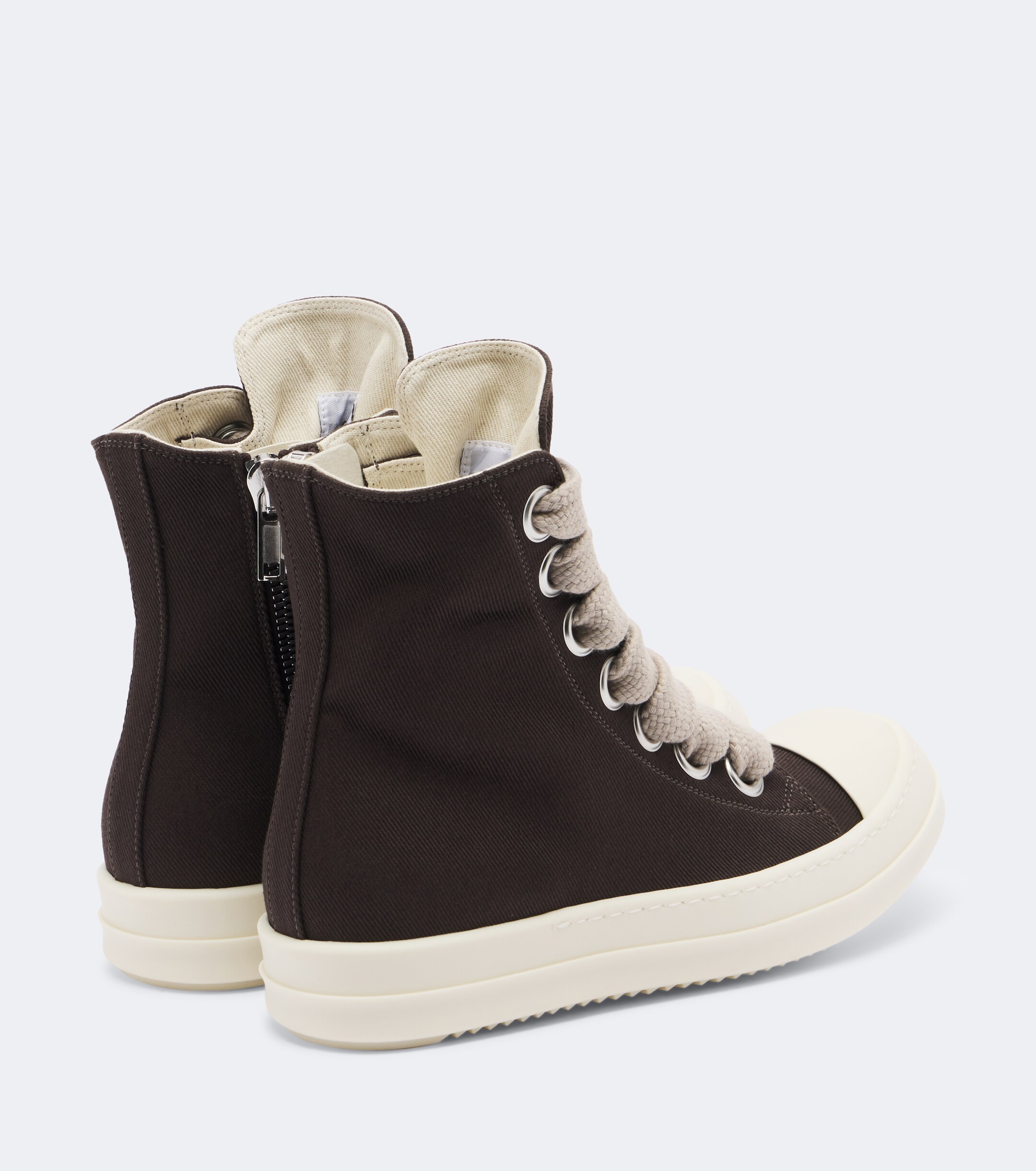 Rick Owens Rick Owens Jumbolace denim sneakers