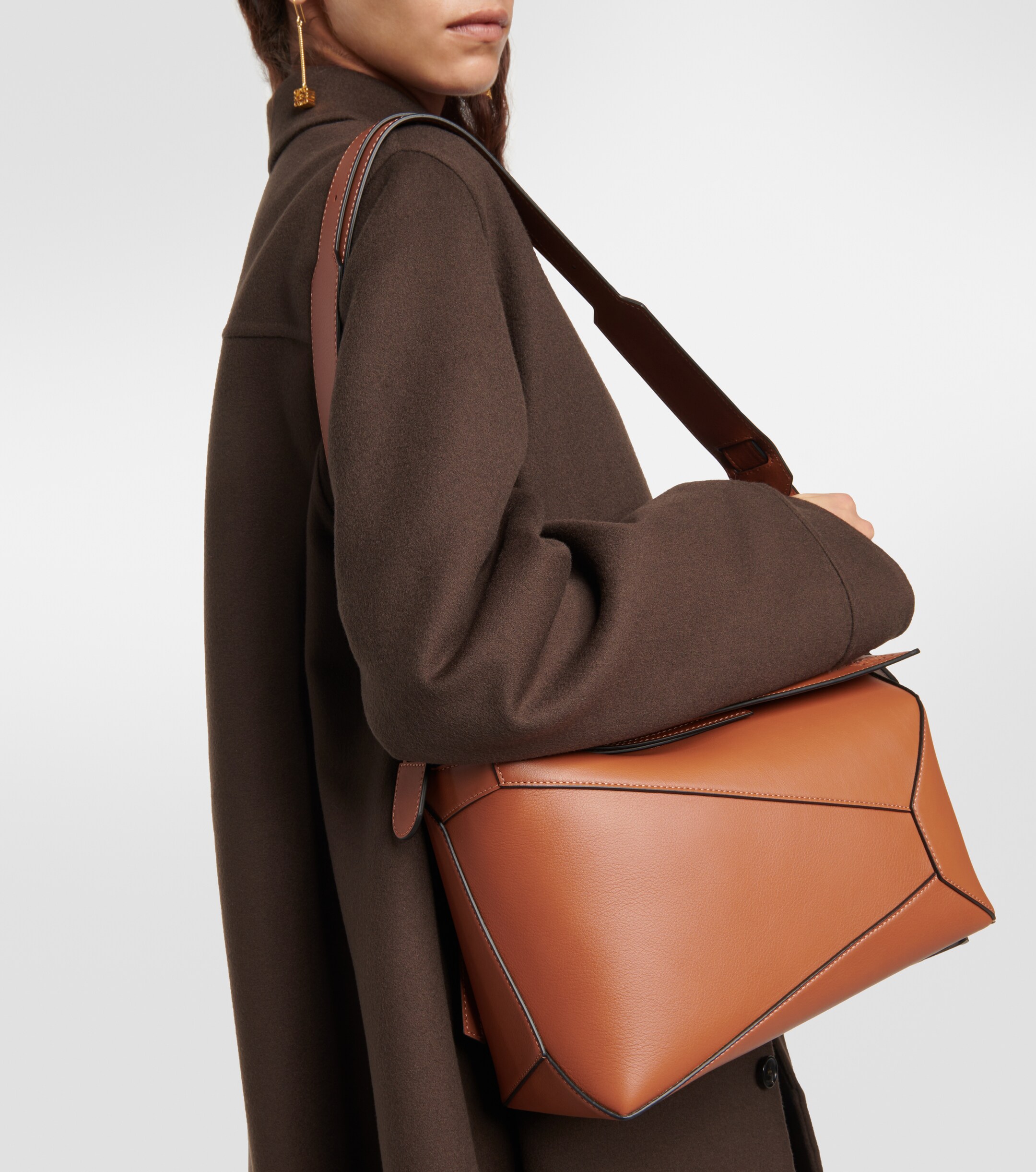 Loewe Puzzle Edge Medium leather top-handle bag