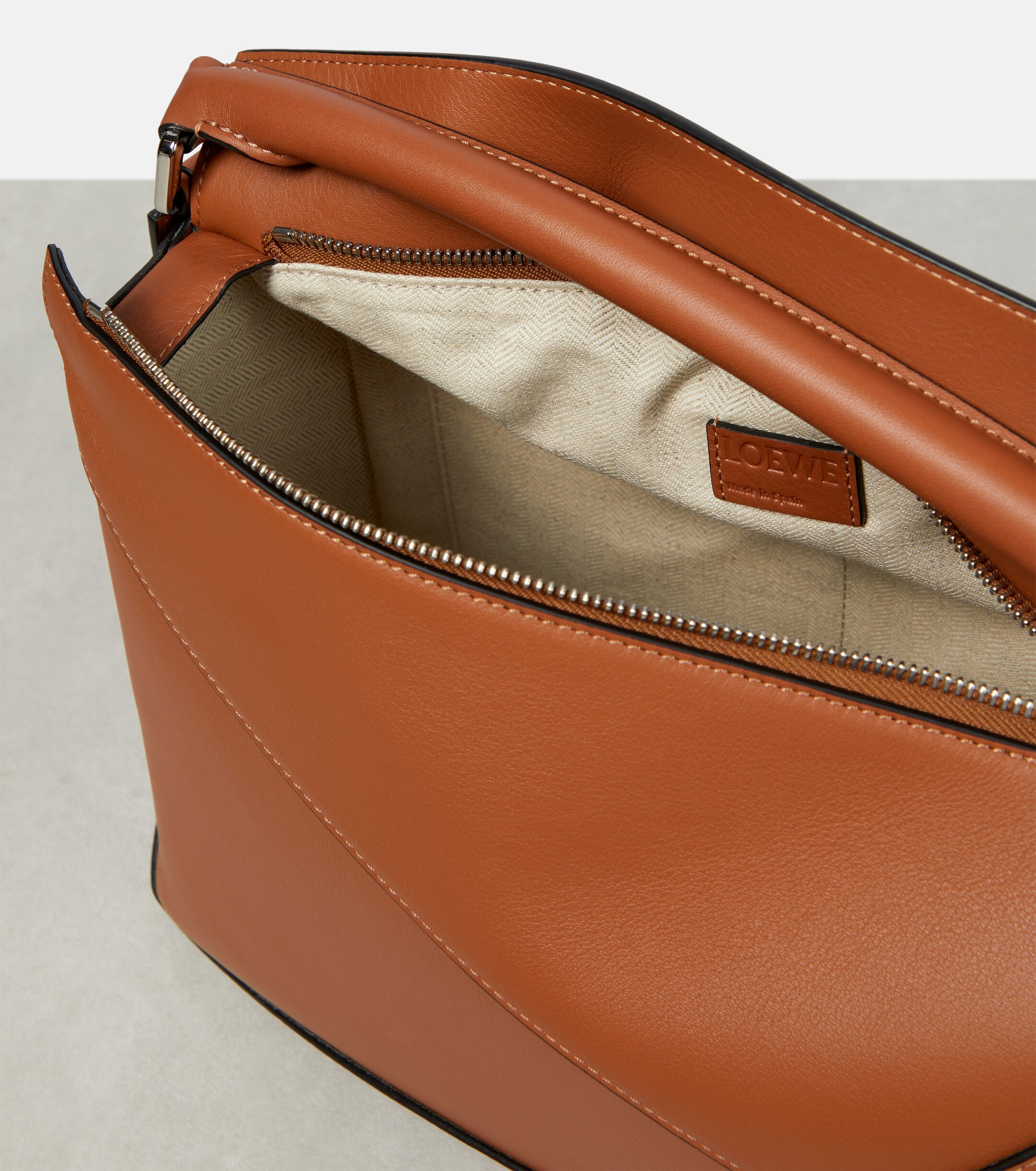 Loewe Puzzle Edge Medium leather top-handle bag