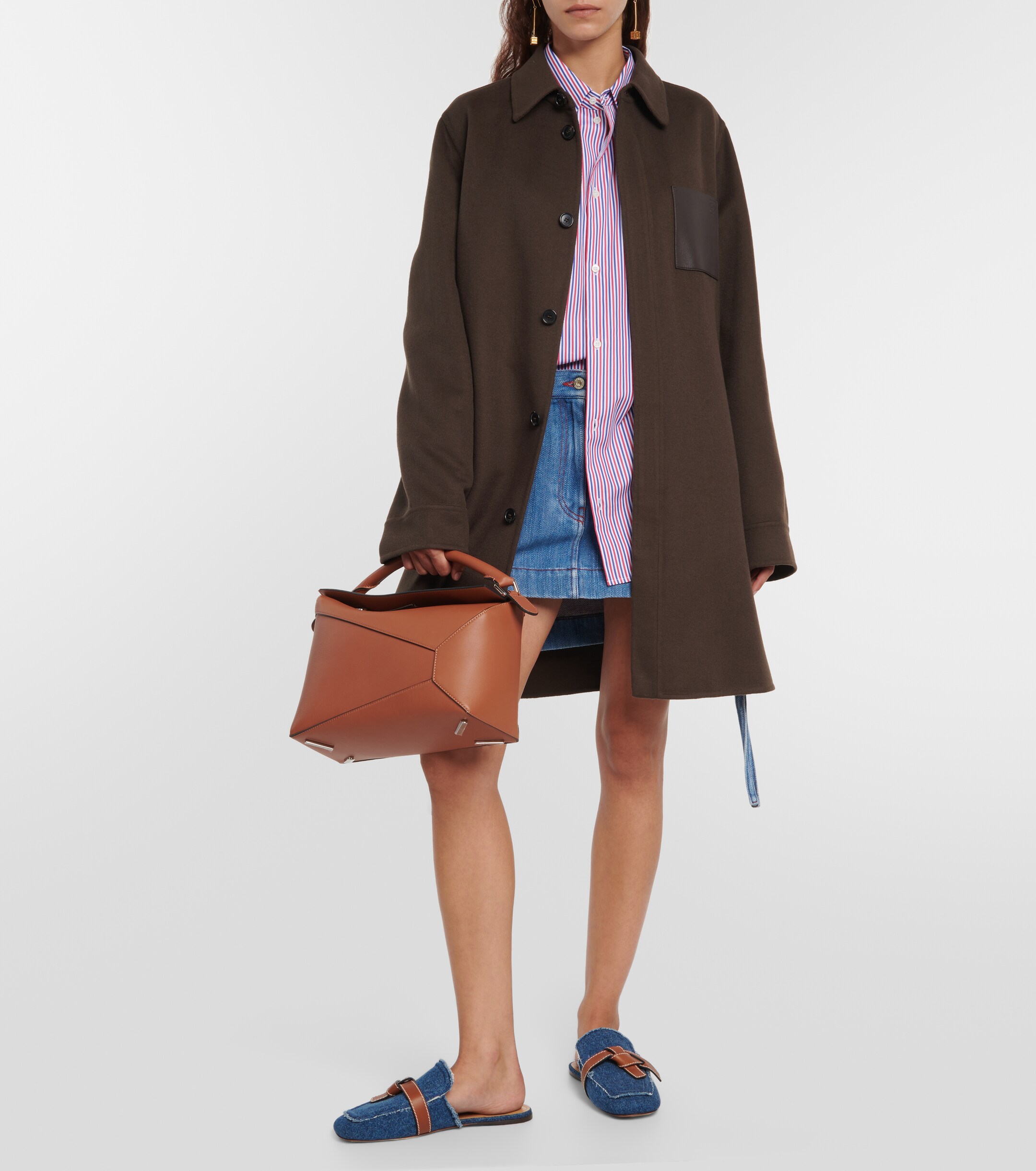 Loewe Puzzle Edge Medium leather top-handle bag