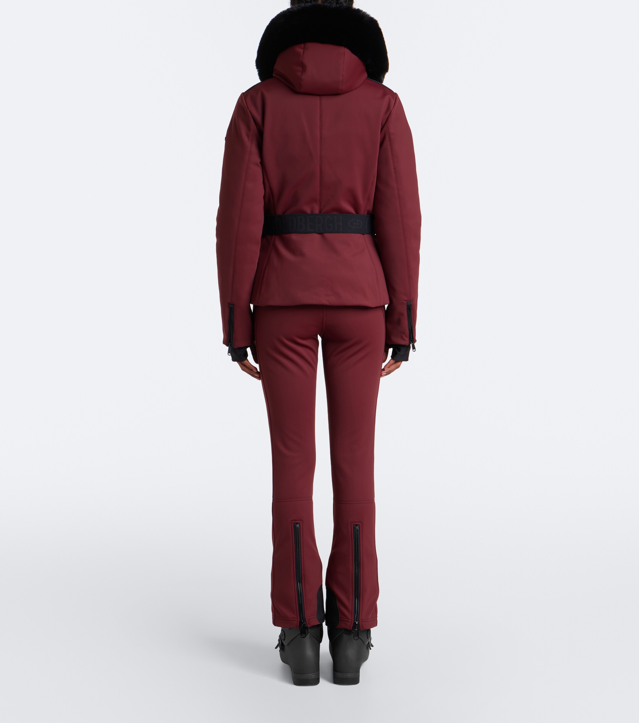 GOLDBERGH Goldbergh Hida belted hooded ski jacket