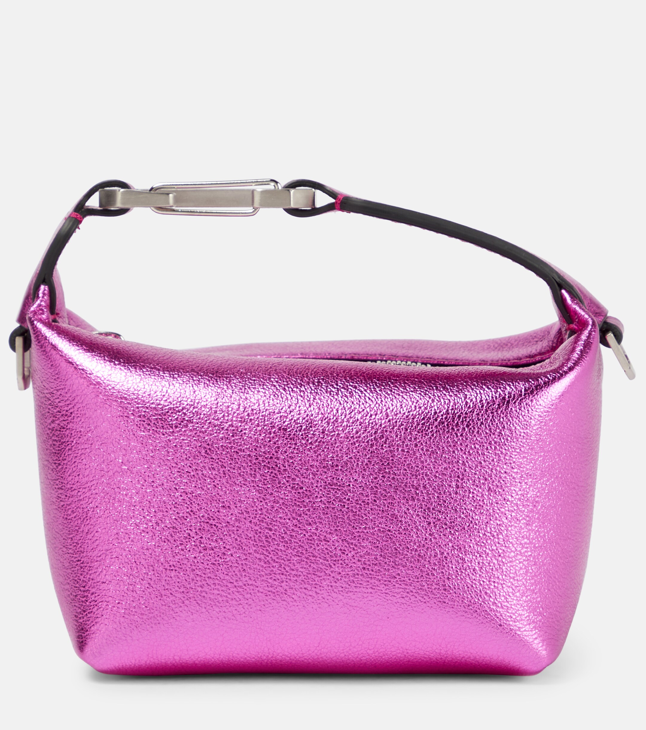 Eéra Moonbag metallic leather clutch