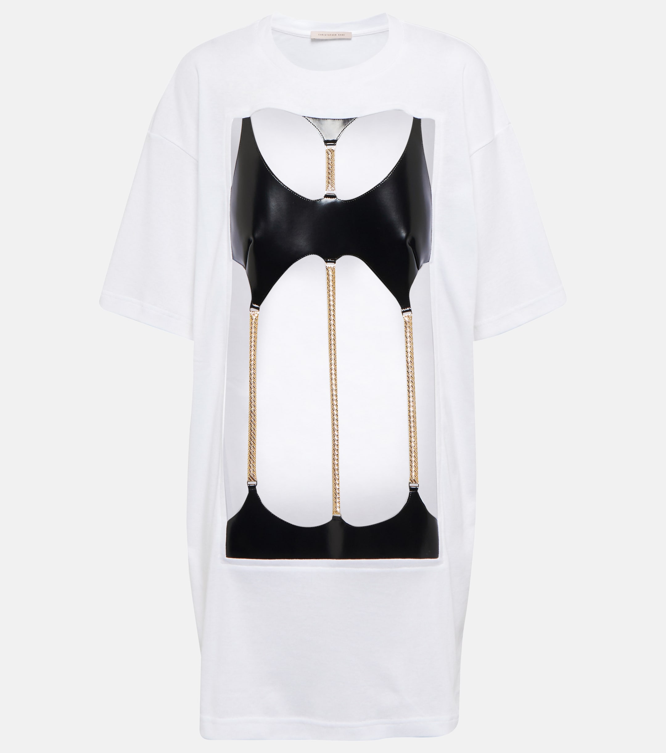 CHRISTOPHER KANE Christopher Kane Embellished cotton T-shirt