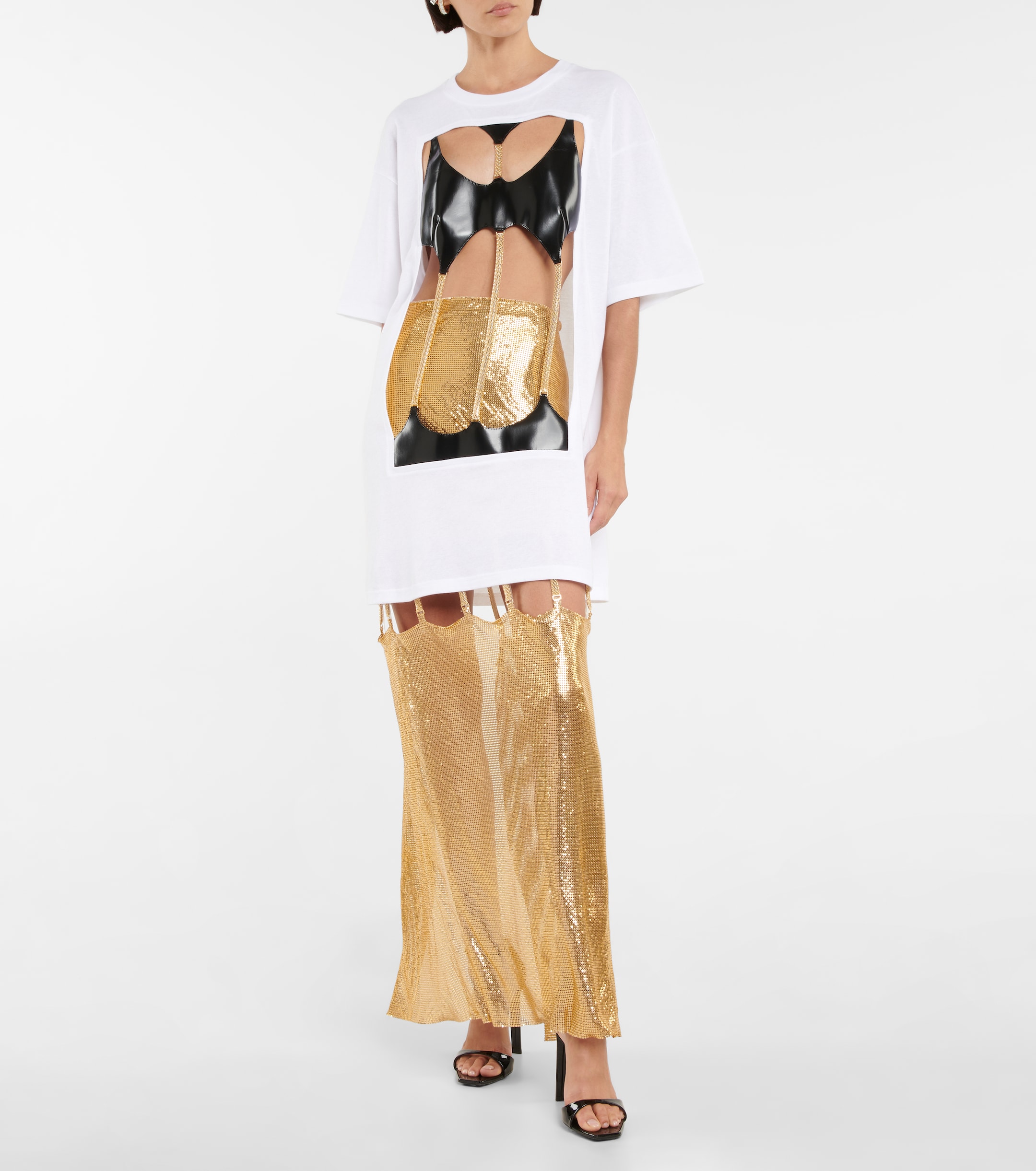 CHRISTOPHER KANE Christopher Kane Embellished cotton T-shirt