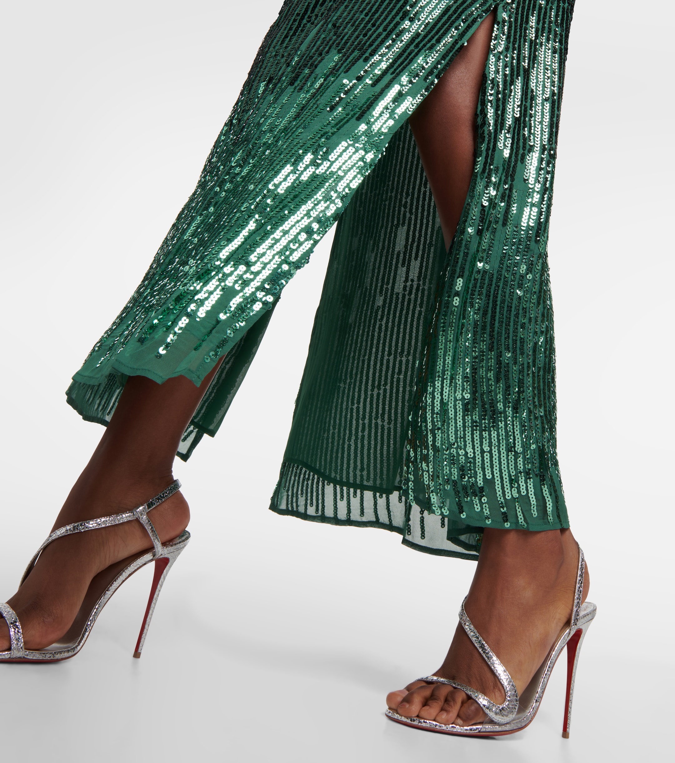 RIXO Coco sequined maxi dress