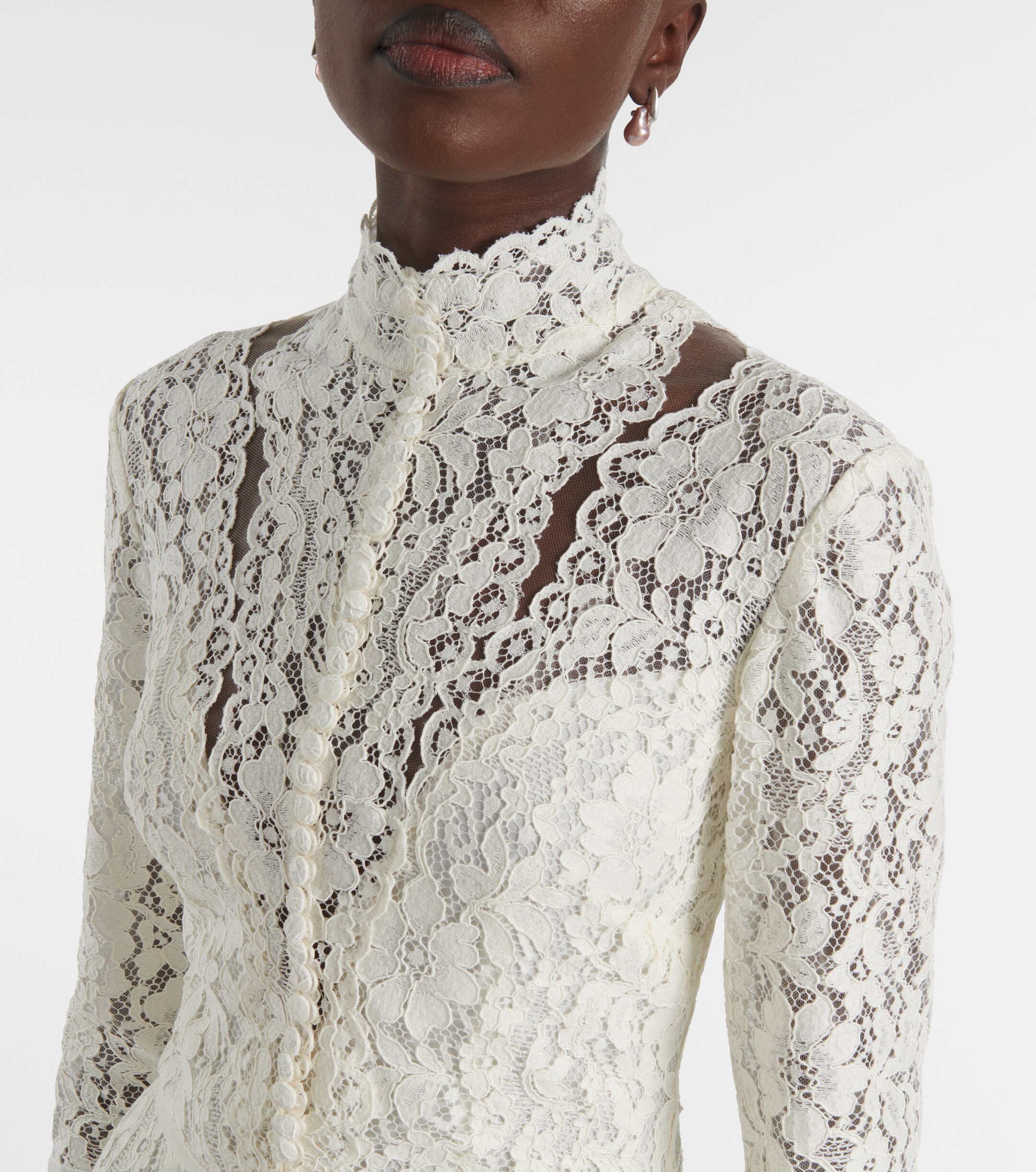 Costarellos Lace gown thumbnail