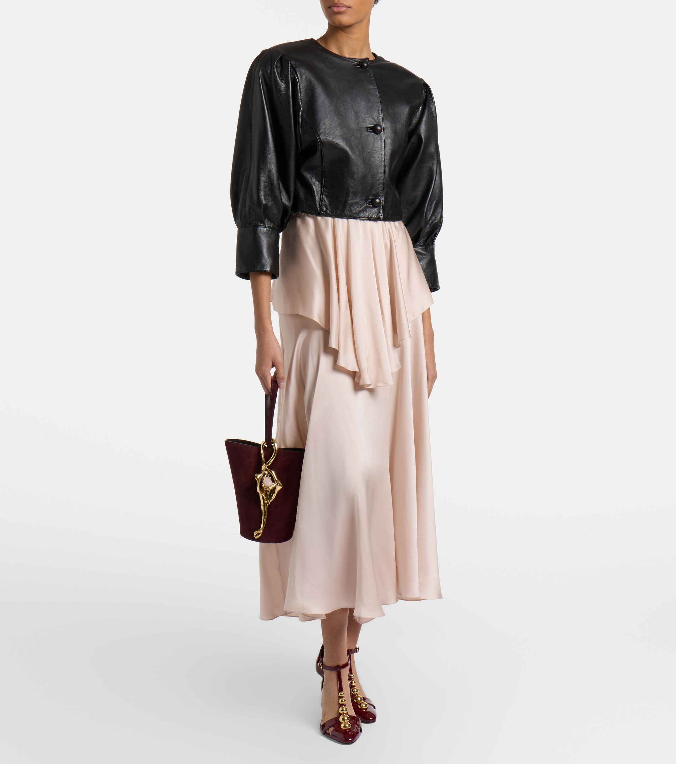 Chloé Eden Treasures Small suede bucket bag