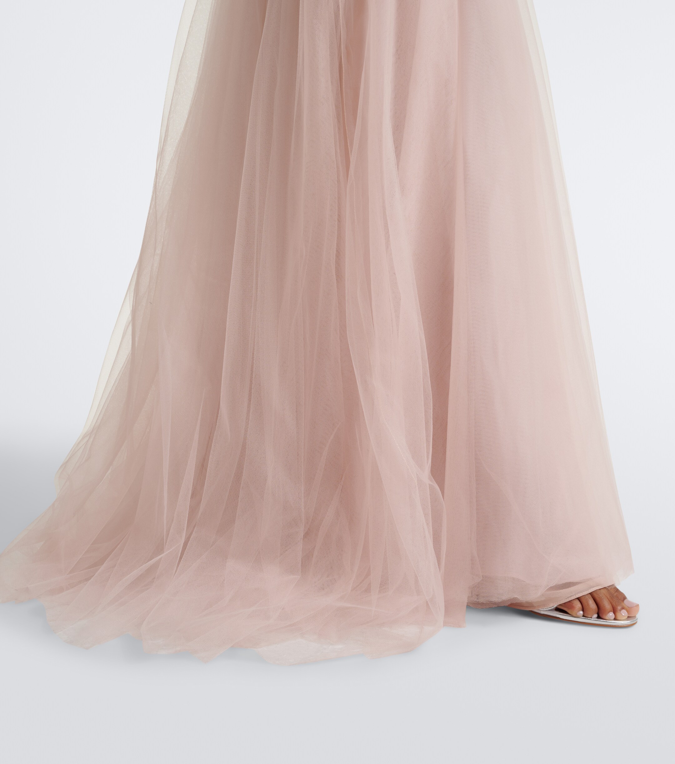 Costarellos Costarellos Gisella embellished satin and tulle gown