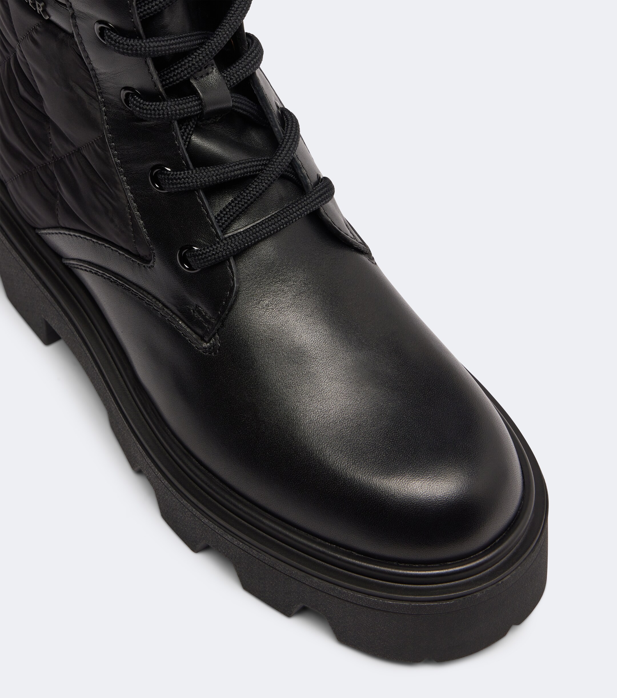 Moncler Moncler Aurea leather ankle boots