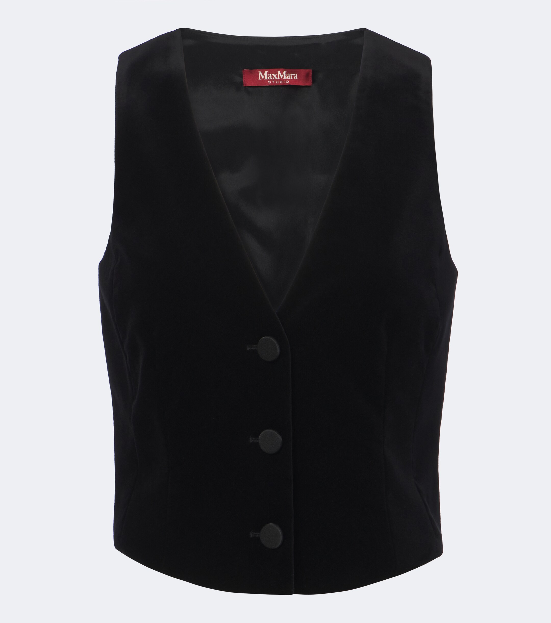 Max Mara Max Mara Elegante cotton velvet vest