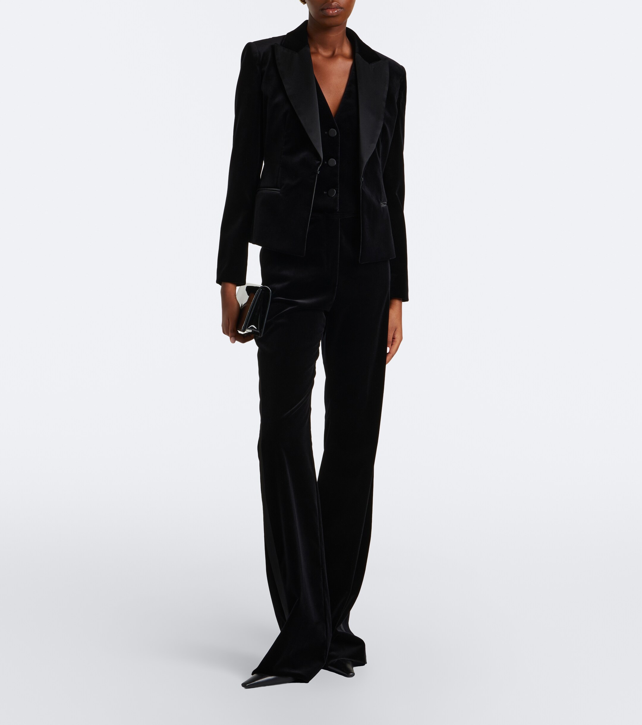 Max Mara Max Mara Elegante cotton velvet vest