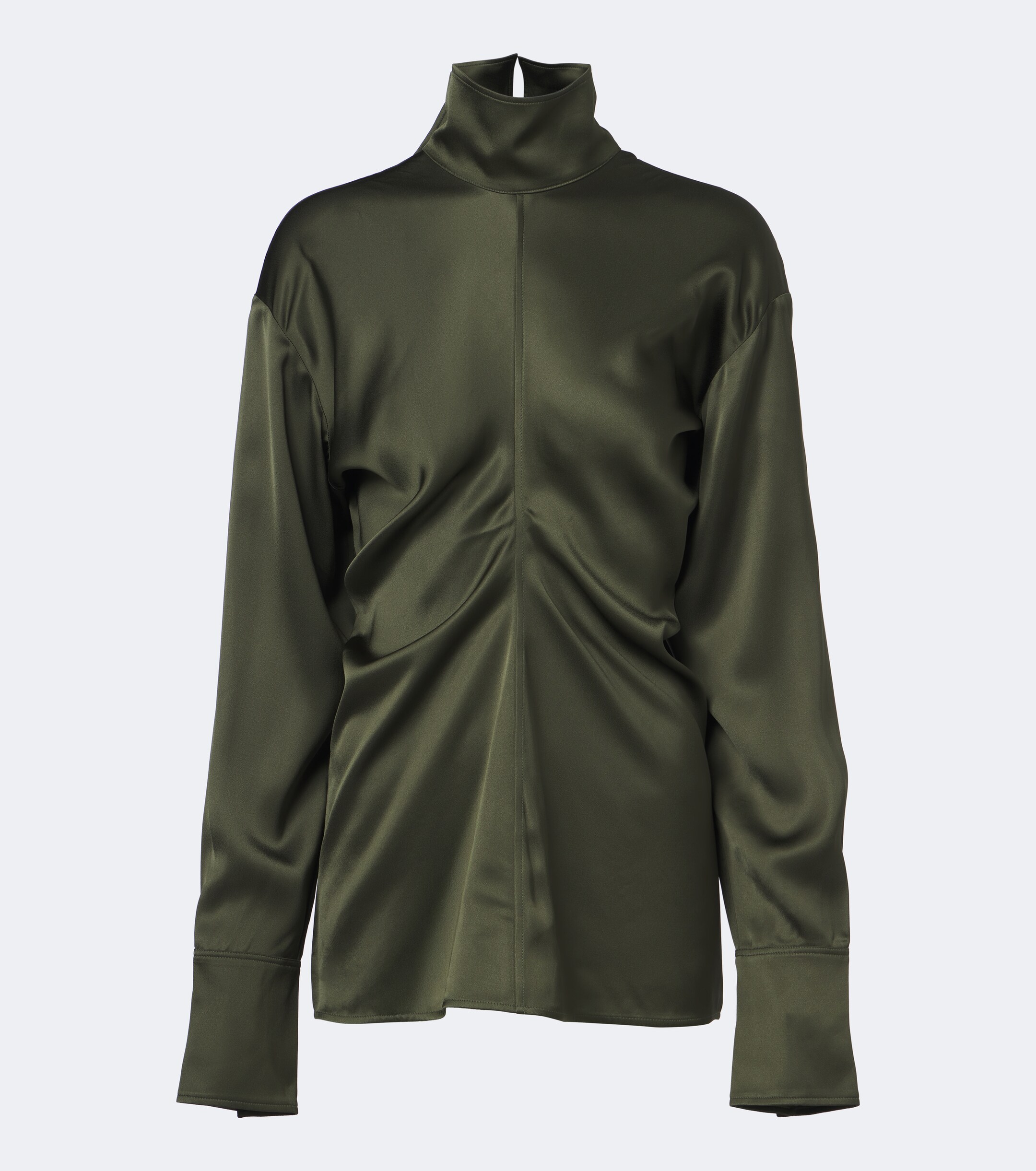TOTEME Toteme Slouch draped crêpe satin blouse