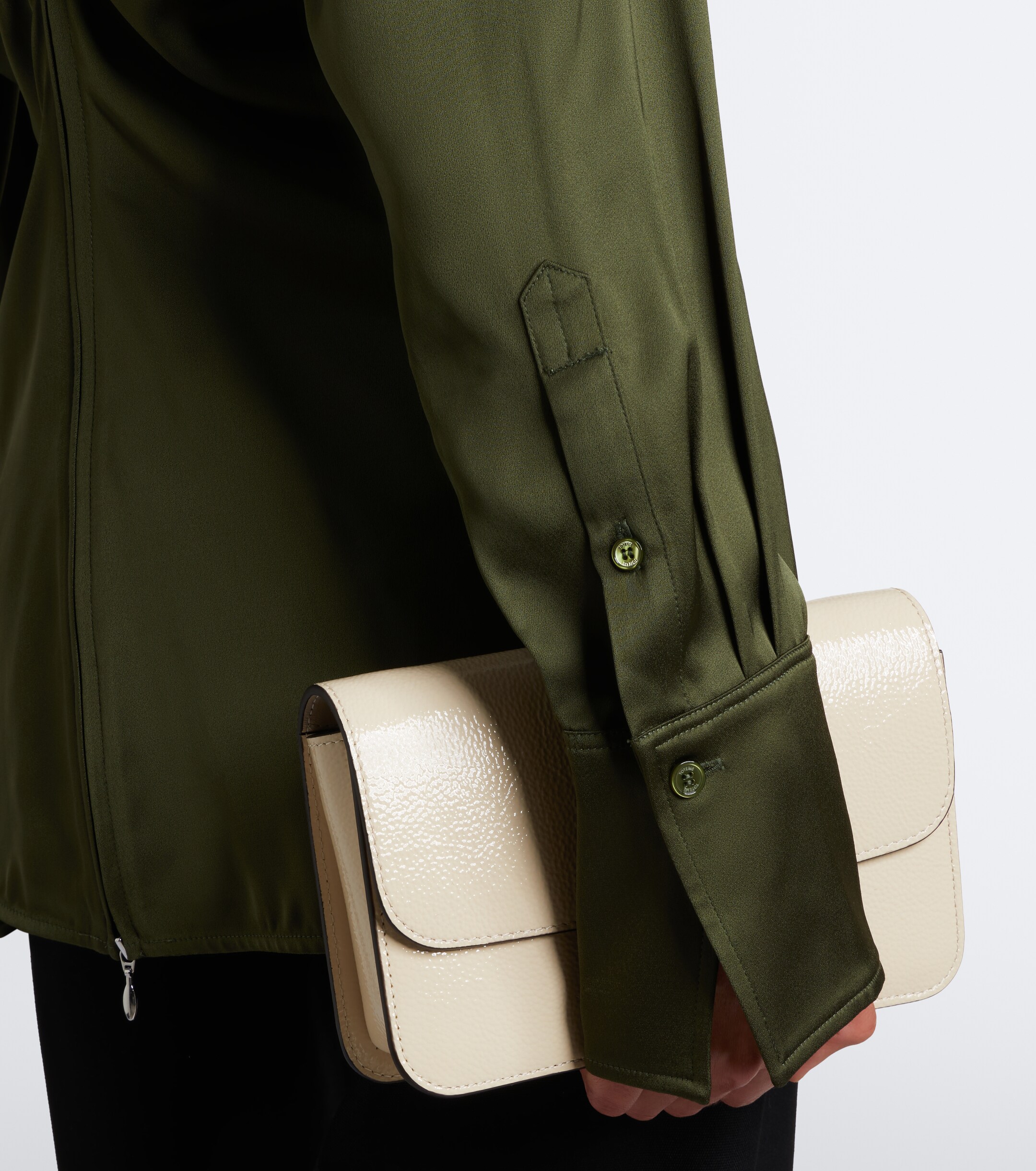 TOTEME Toteme Slouch draped crêpe satin blouse