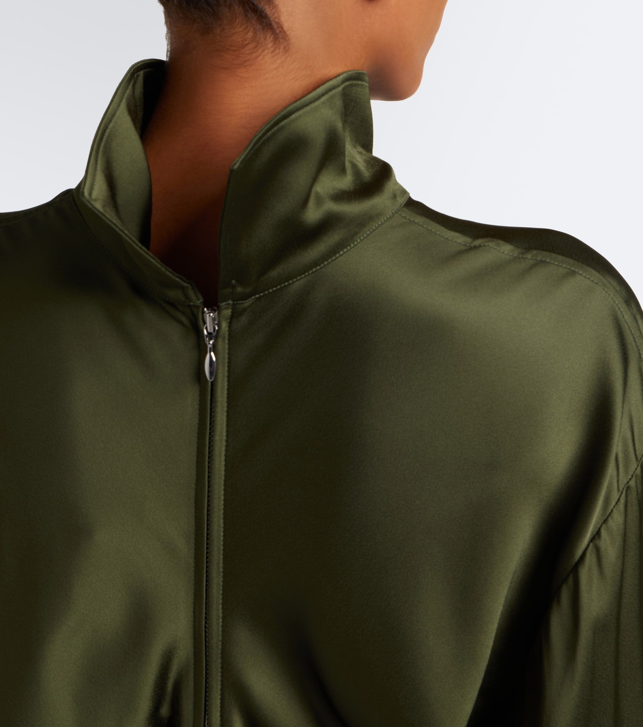 TOTEME Toteme Slouch draped crêpe satin blouse
