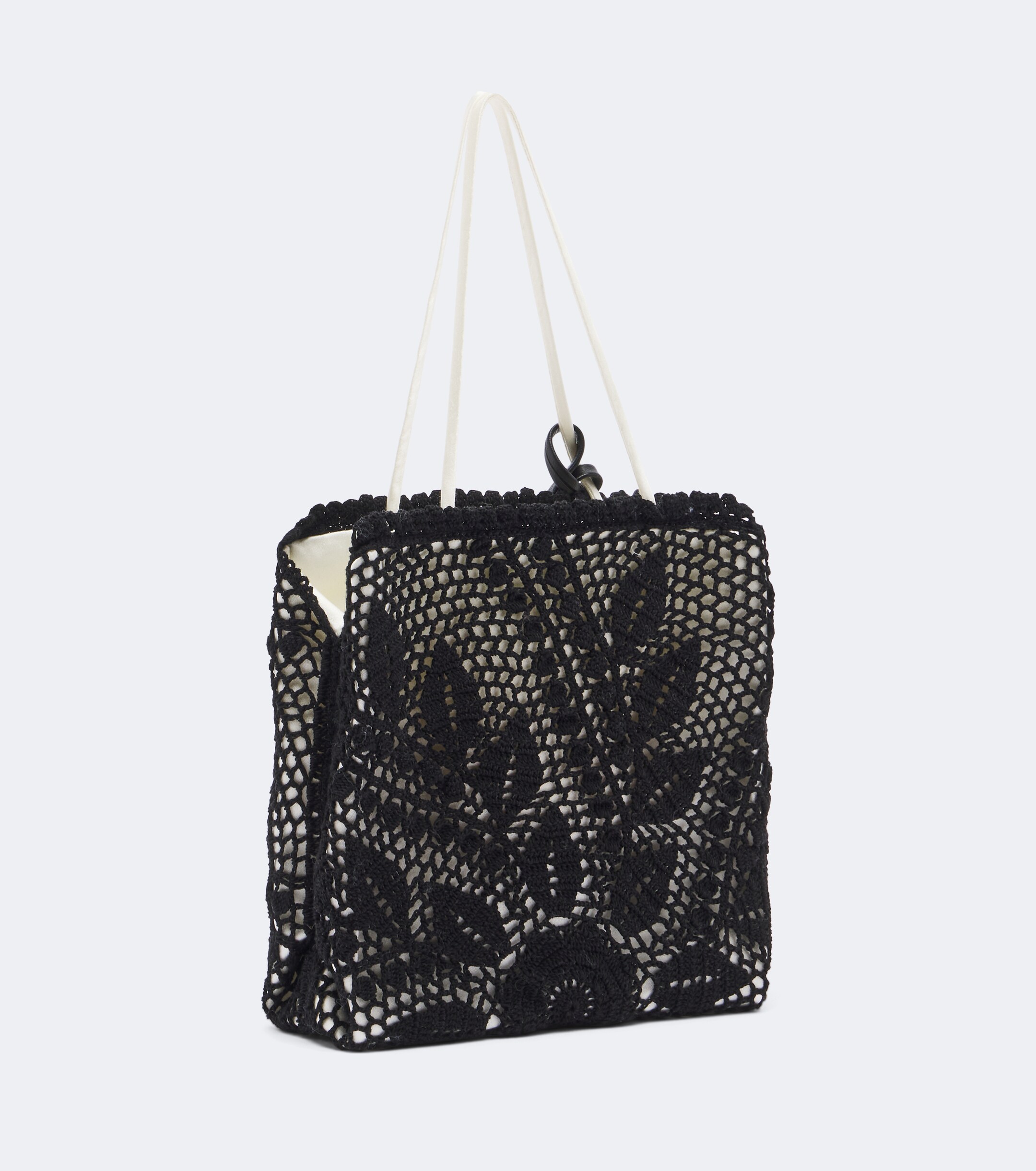 Magda Butrym Magda Butrym Julia crochet satin top-handle bag