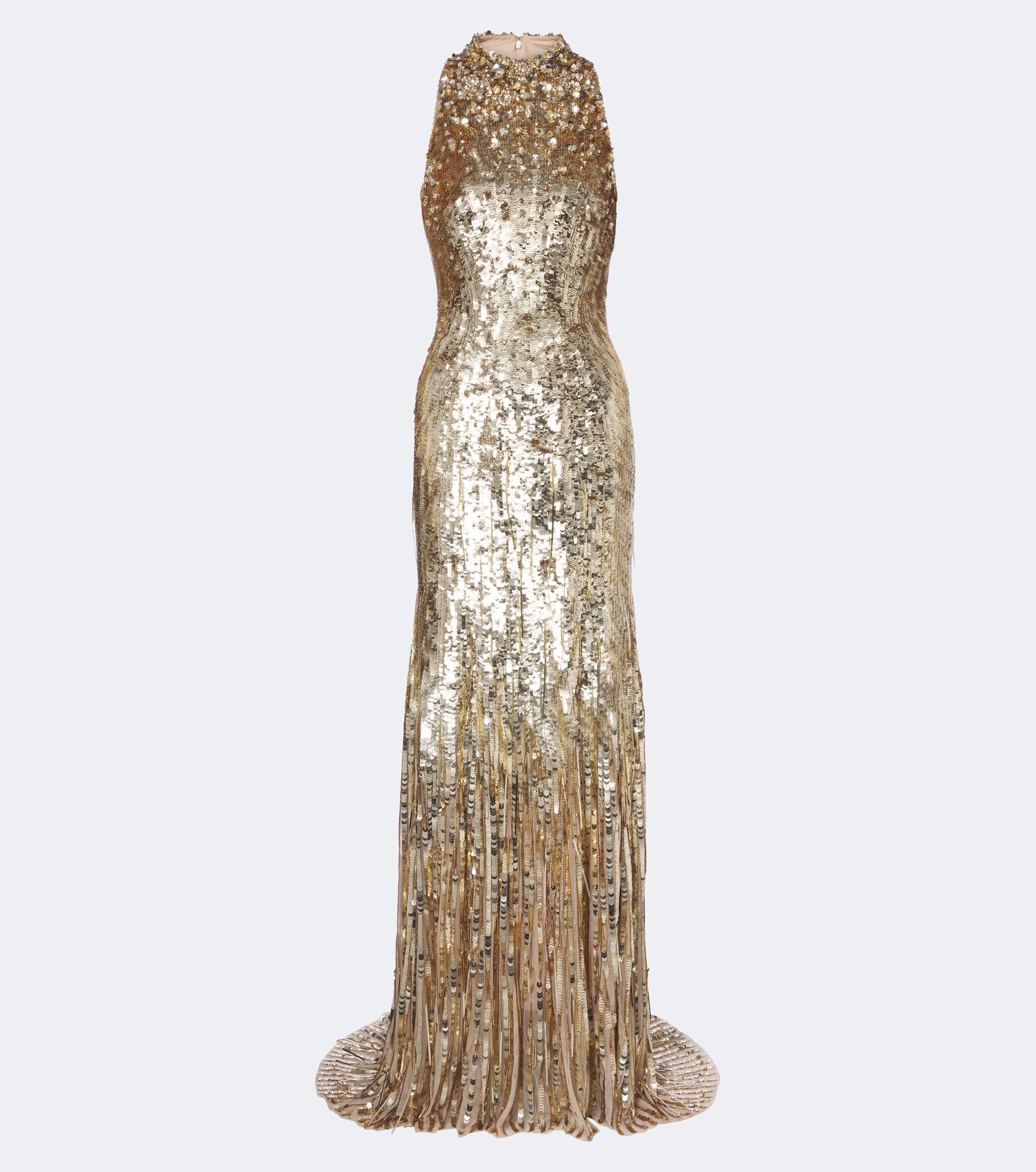 Jenny Packham Jenny Packham Kimiko embellished halterneck gown