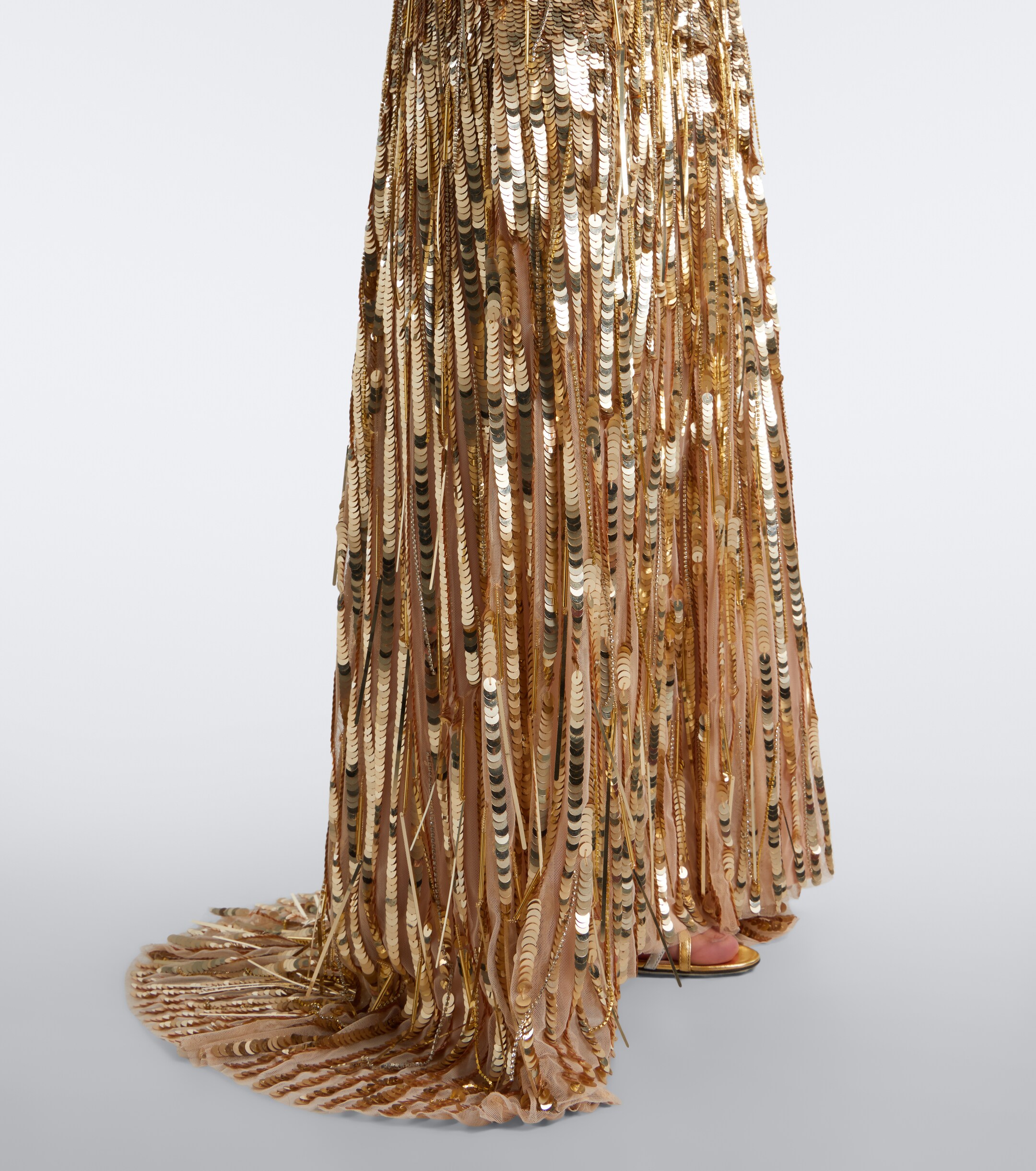 Jenny Packham Jenny Packham Kimiko embellished halterneck gown
