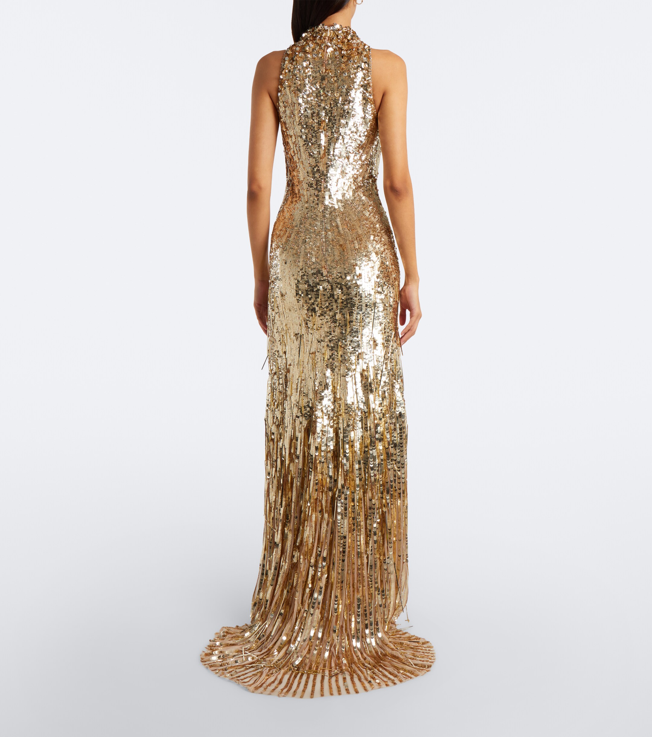 Jenny Packham Jenny Packham Kimiko embellished halterneck gown