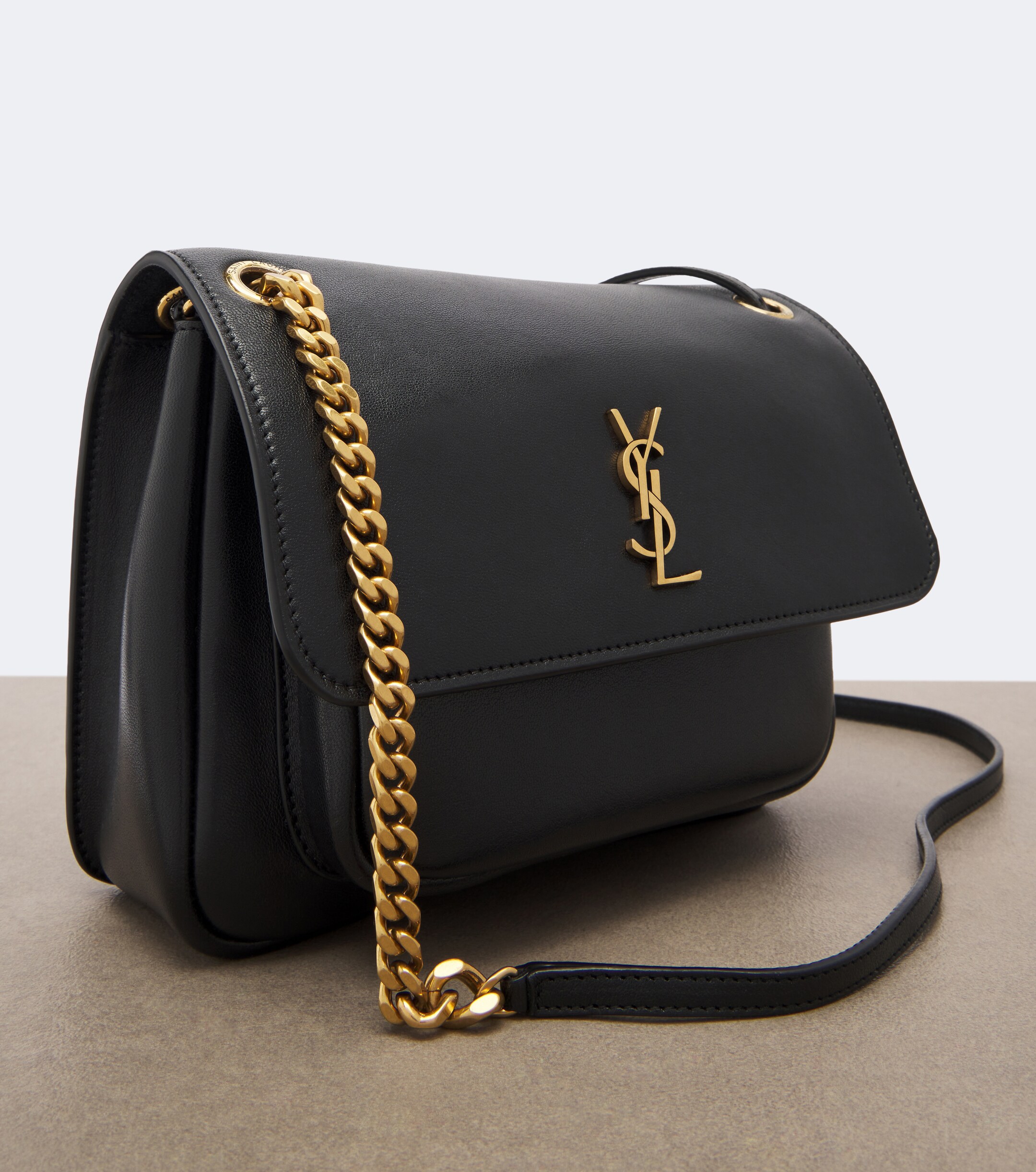 Saint Laurent Saint Laurent Niki Cassandre leather shoulder bag