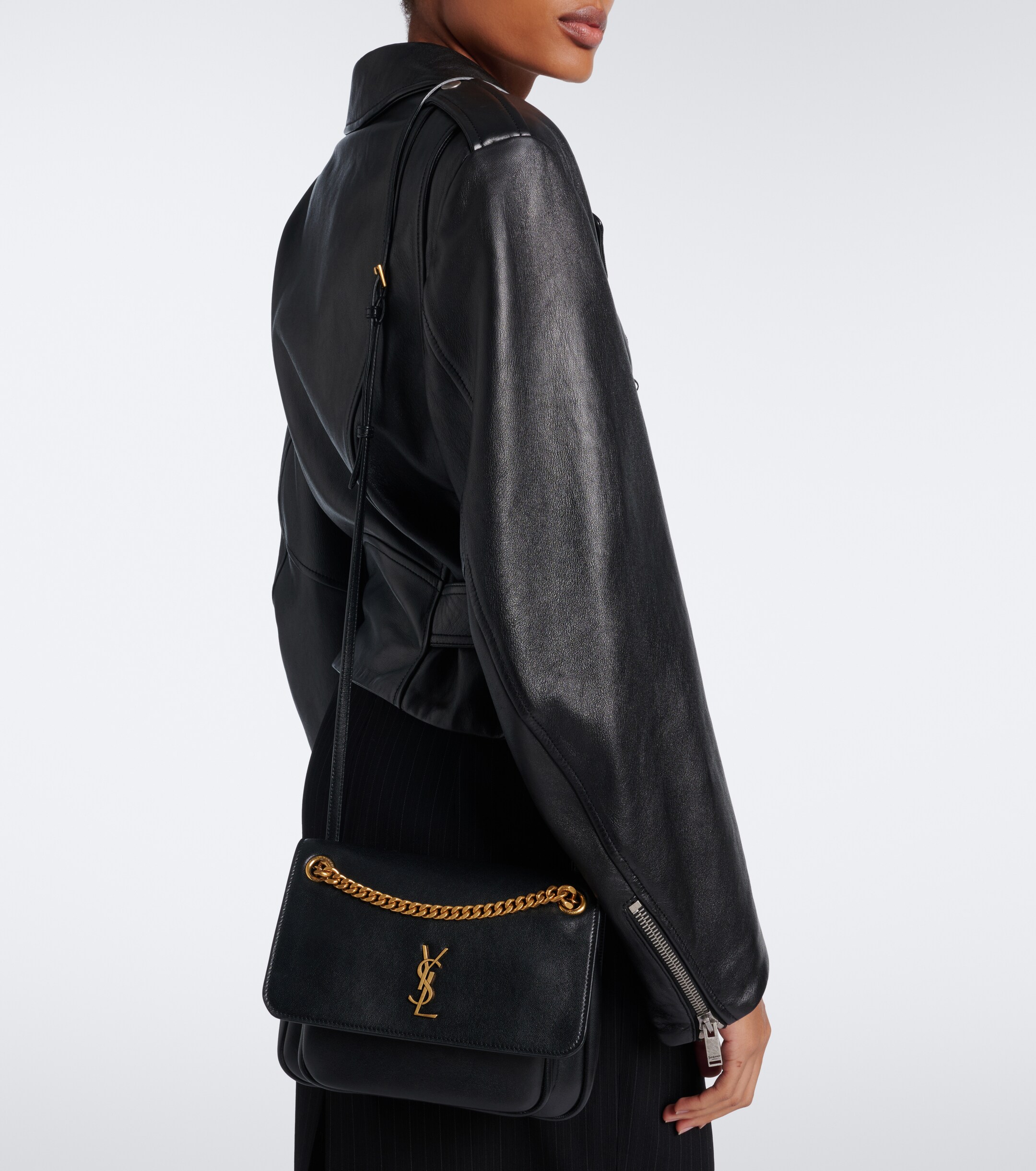 Saint Laurent Saint Laurent Niki Cassandre leather shoulder bag