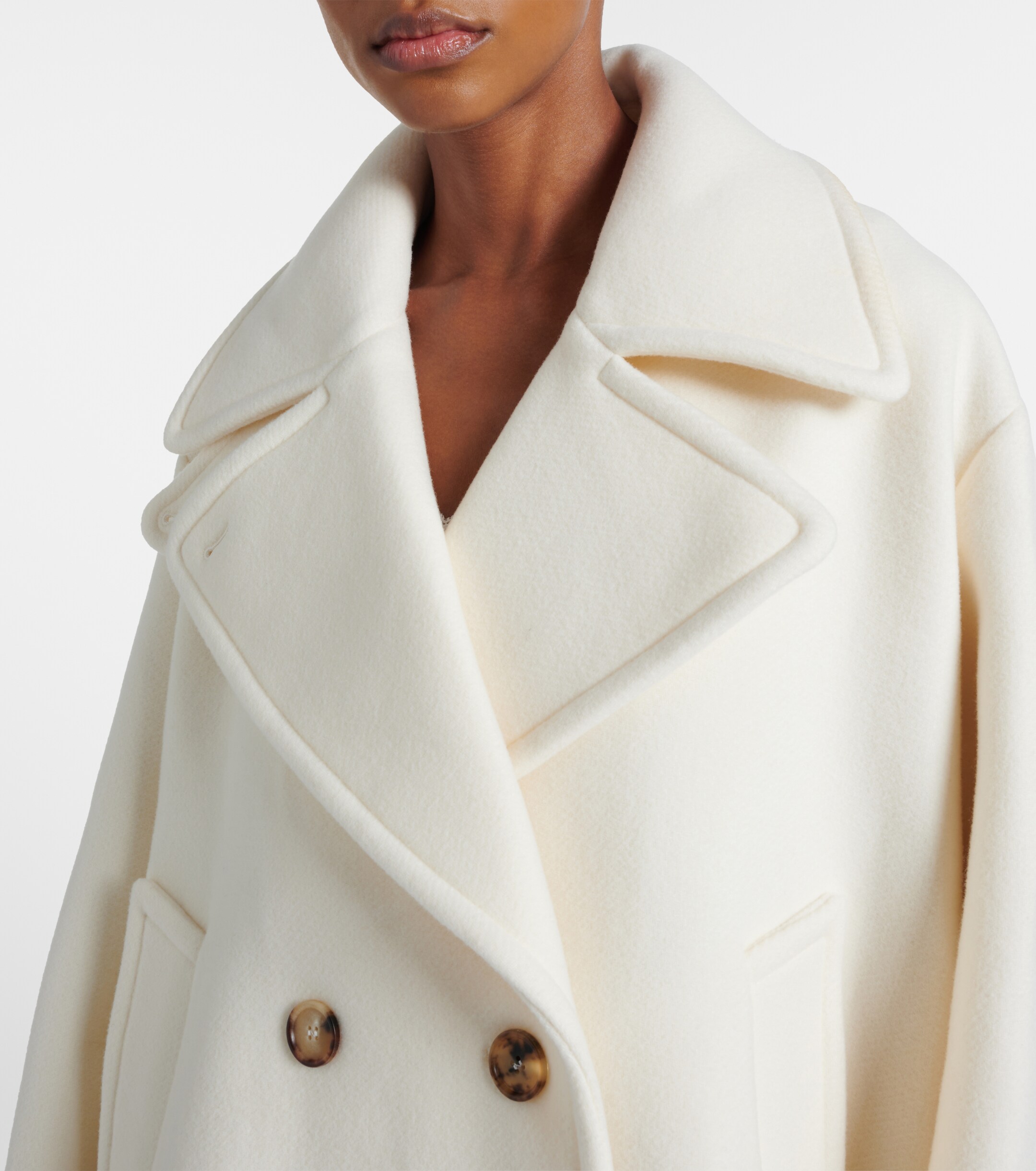 Chloé Oversized wool-blend coat thumbnail