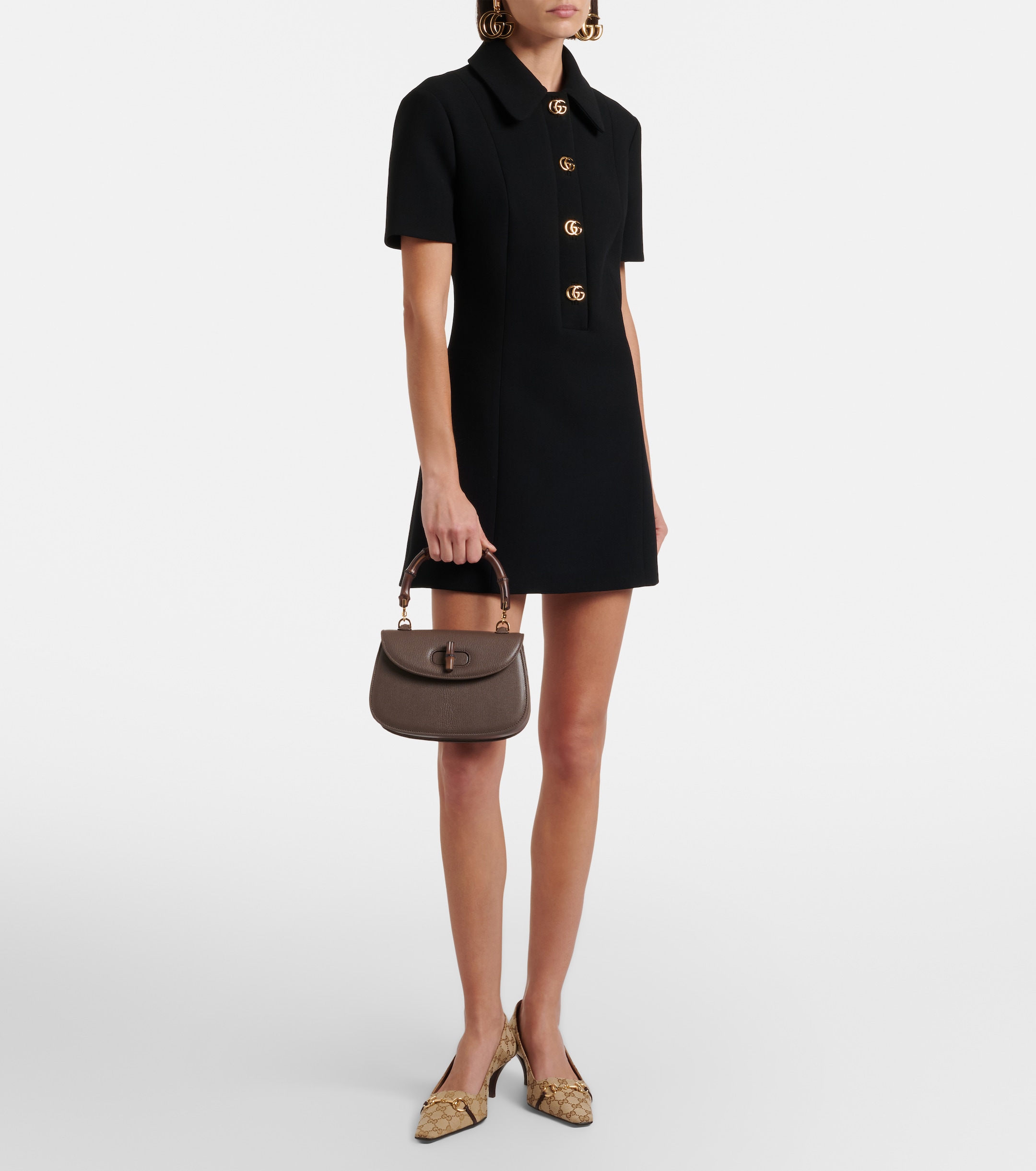 Gucci Gucci Bamboo 1947 Small leather top-handle bag