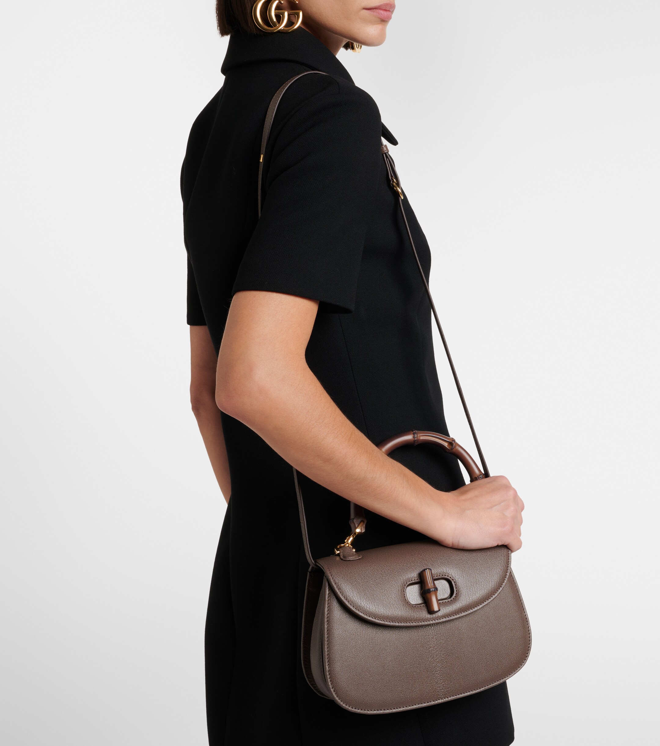 Gucci Gucci Bamboo 1947 Small leather top-handle bag