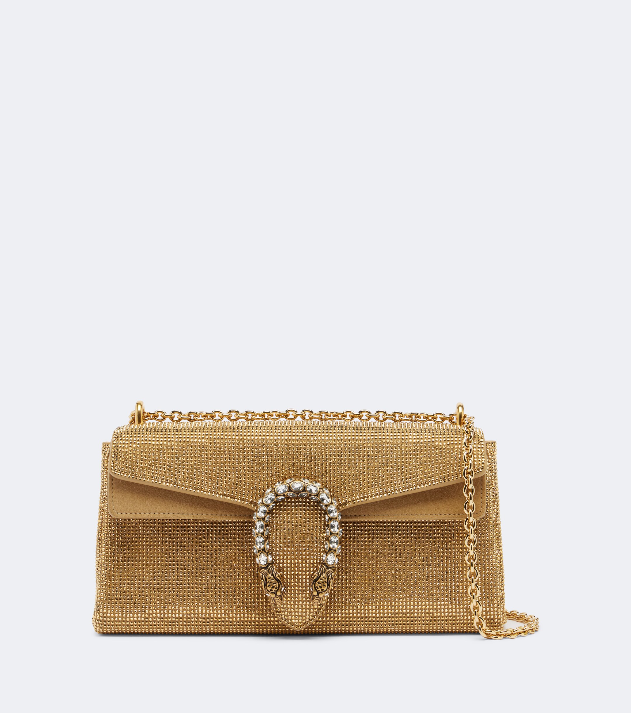 Gucci Dionysus Small embellished suede shoulder bag