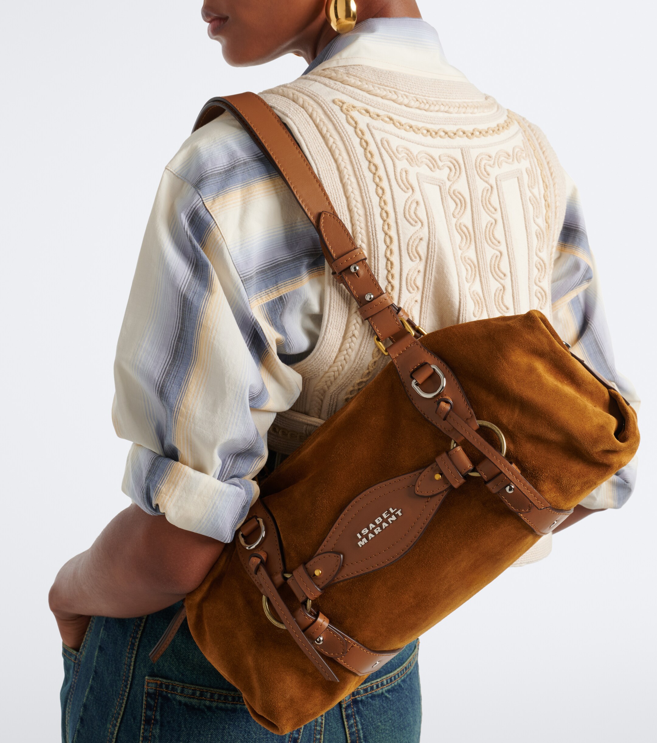 Isabel Marant Tilpa Mini suede shoulder bag