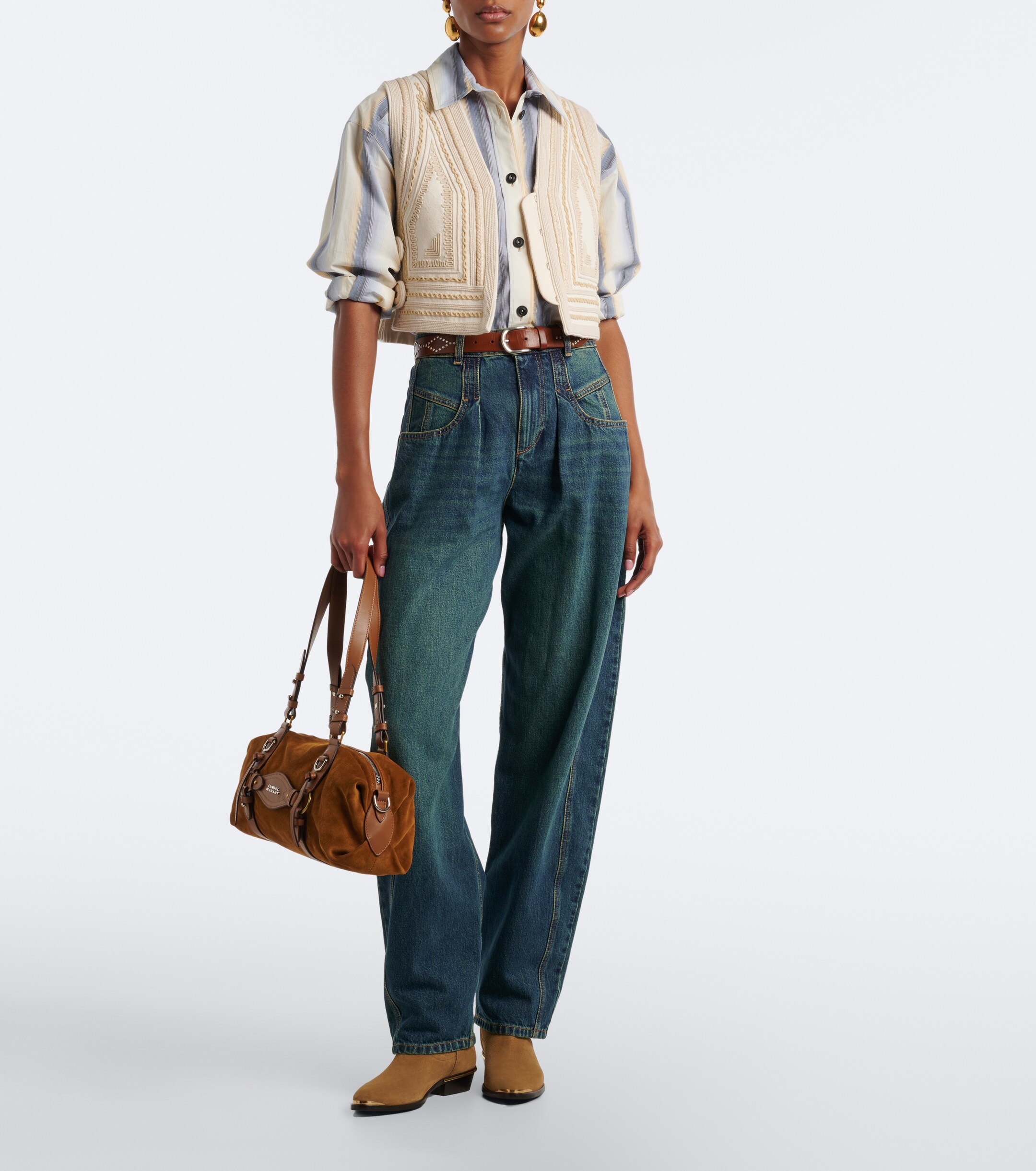 Isabel Marant Tilpa Mini suede shoulder bag