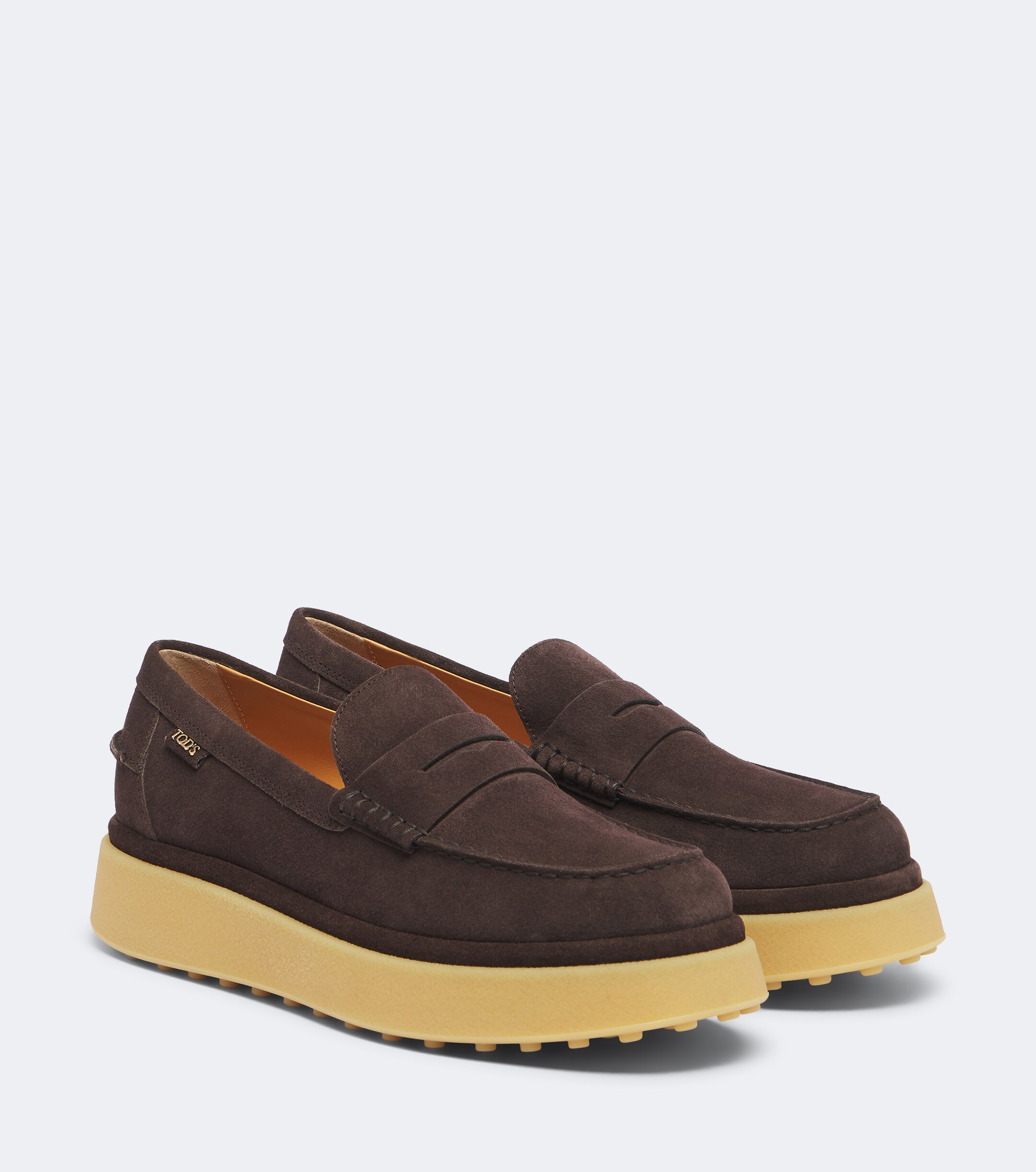 Tod's Tod's Suede platform loafers