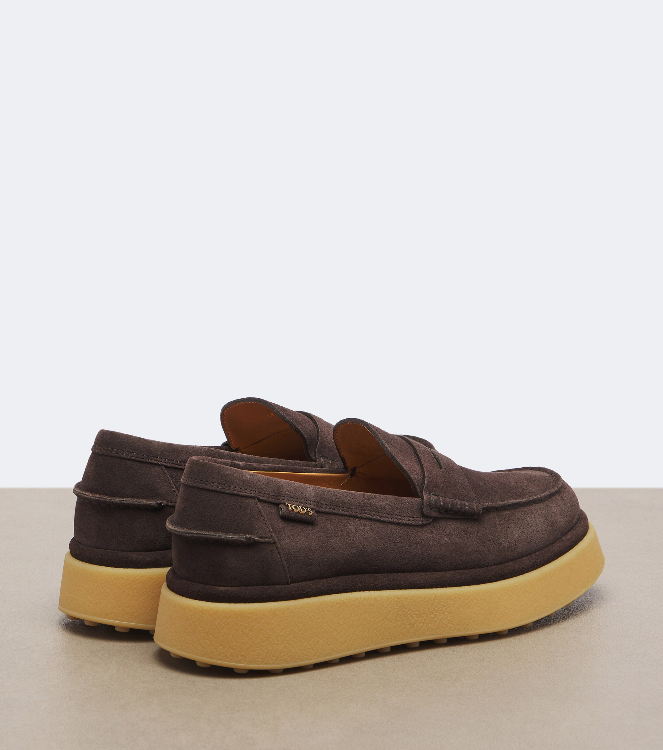 Tod's Tod's Suede platform loafers