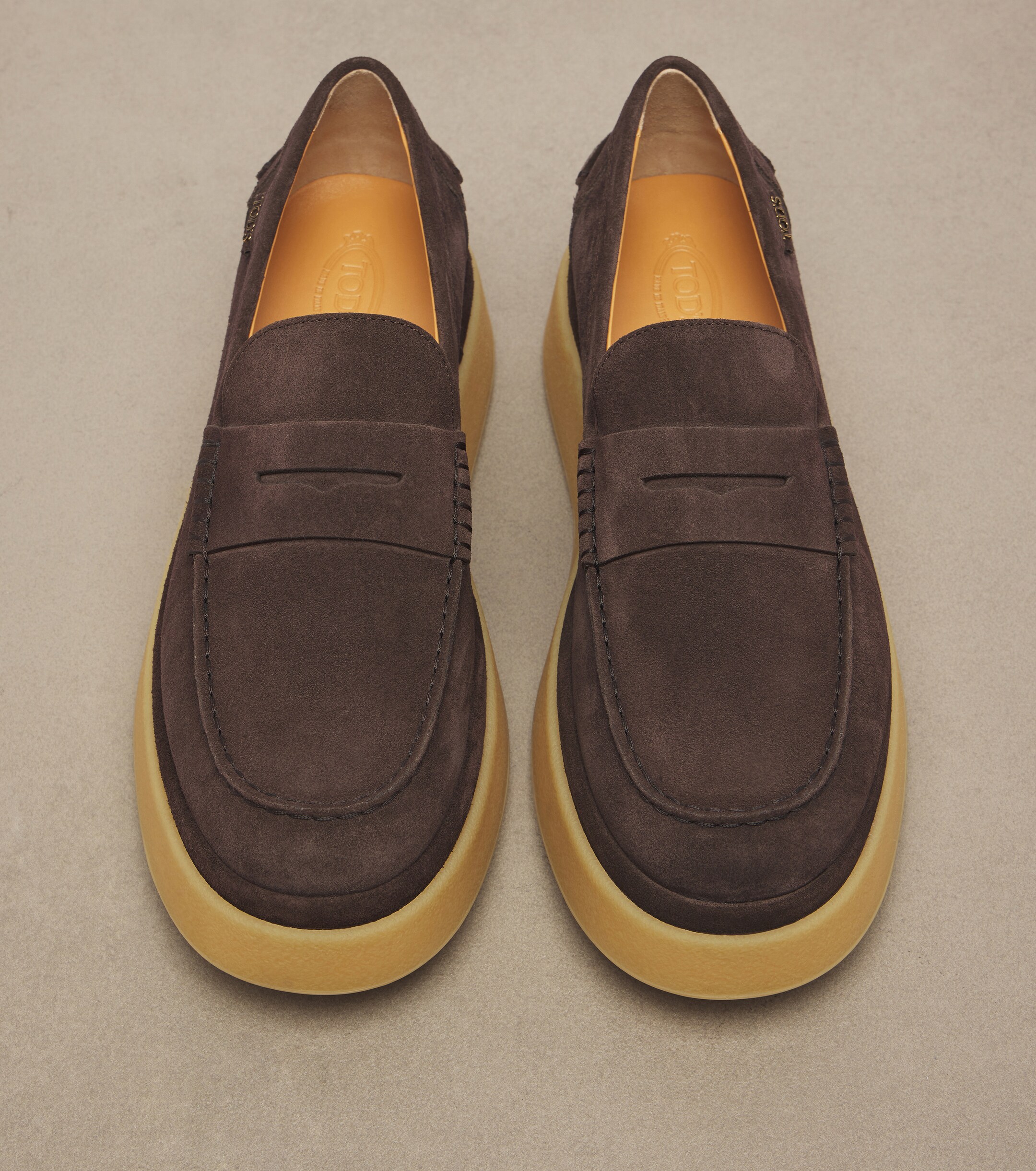 Tod's Tod's Suede platform loafers