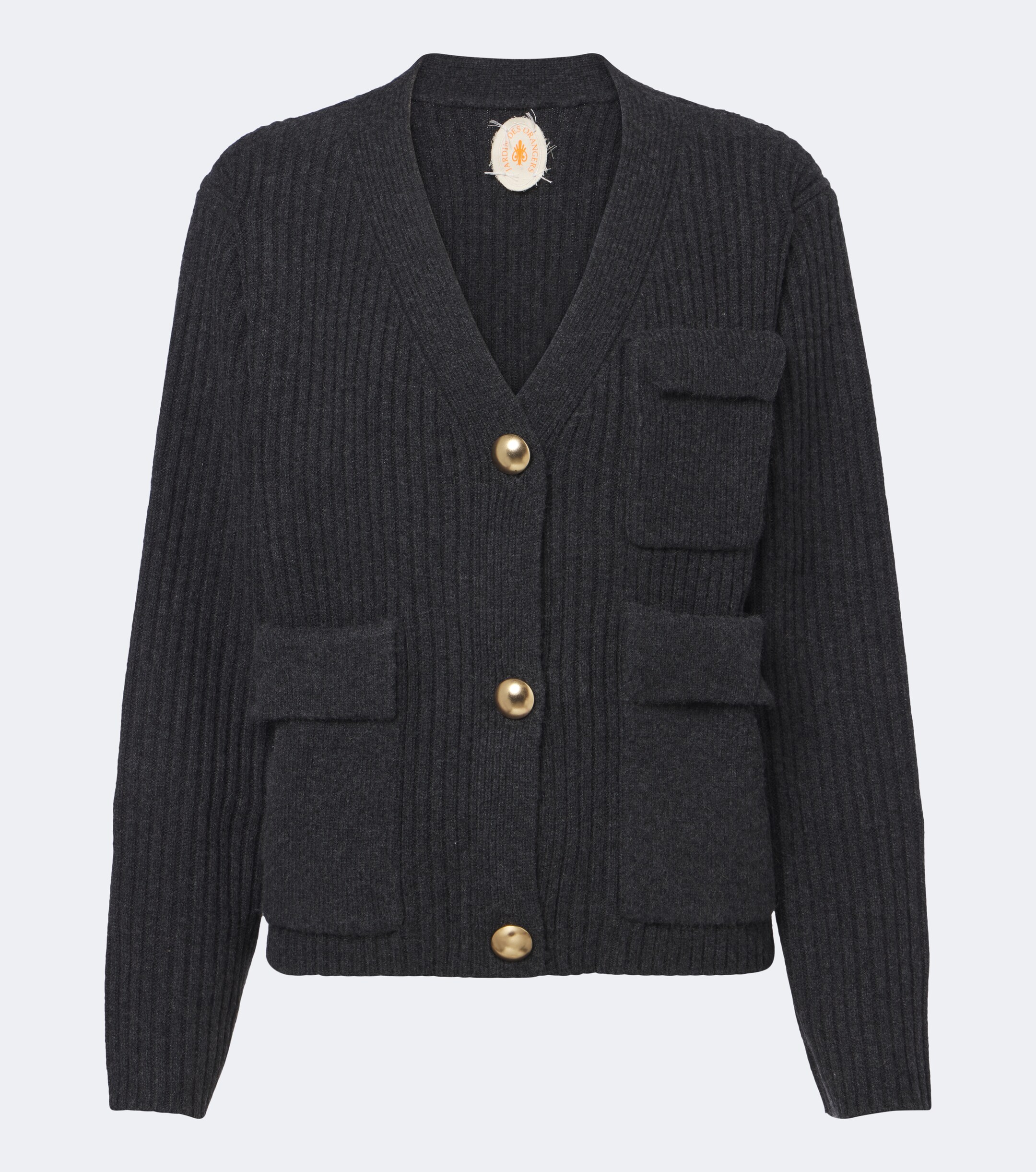 Jardin des Orangers Jardin des Orangers Ribbed-knit wool and cashmere cardigan