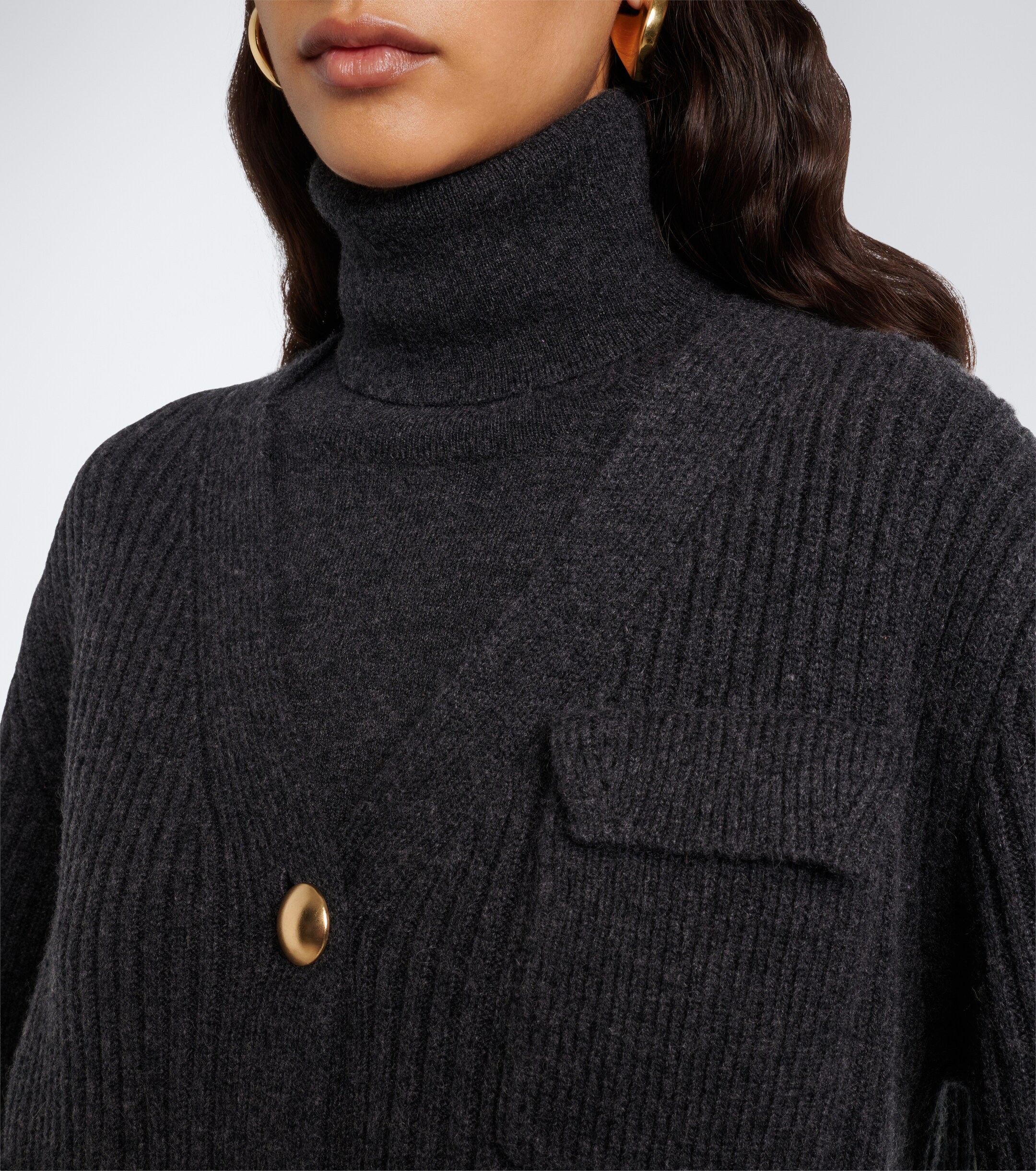 Jardin des Orangers Jardin des Orangers Ribbed-knit wool and cashmere cardigan