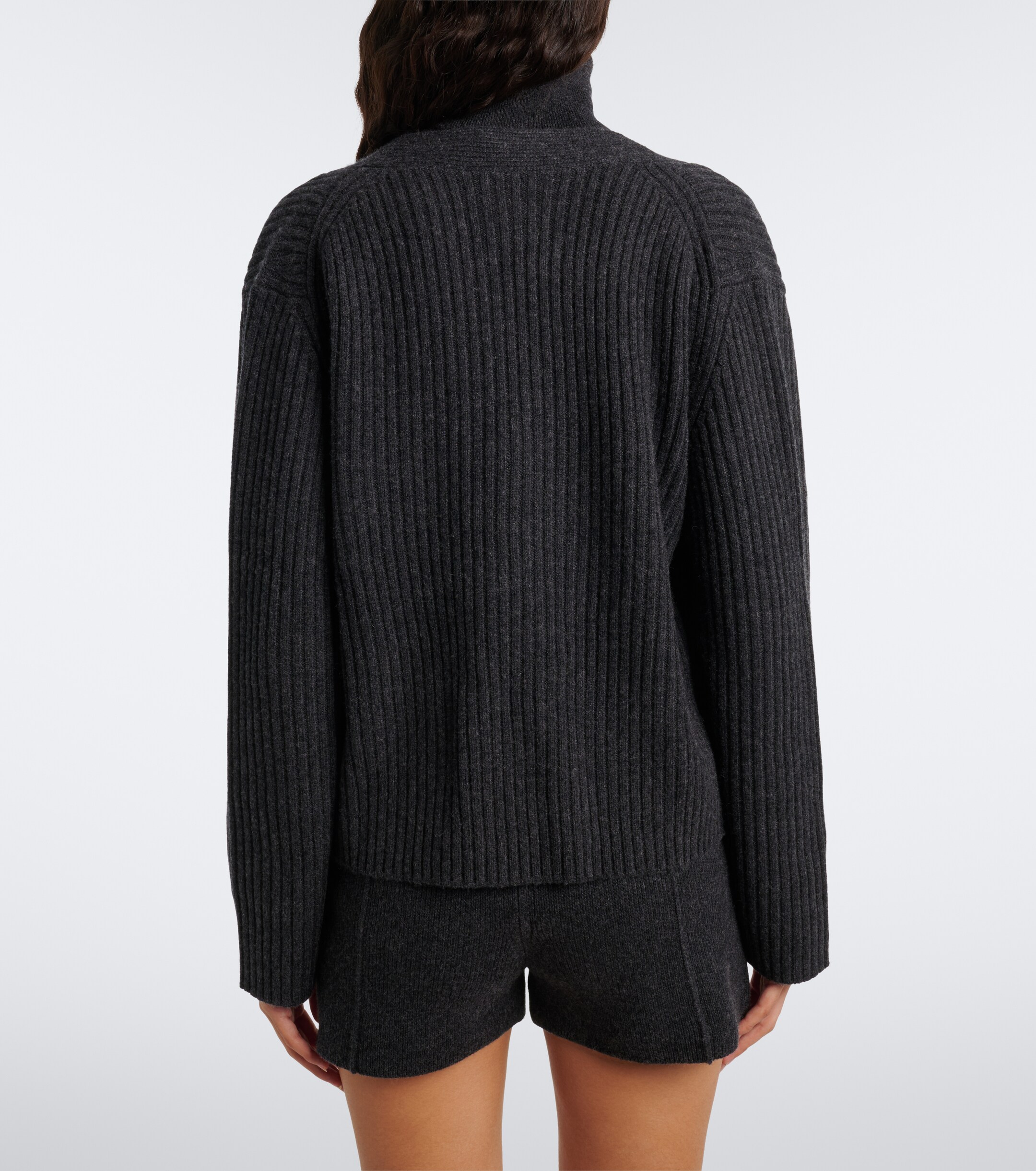 Jardin des Orangers Jardin des Orangers Ribbed-knit wool and cashmere cardigan