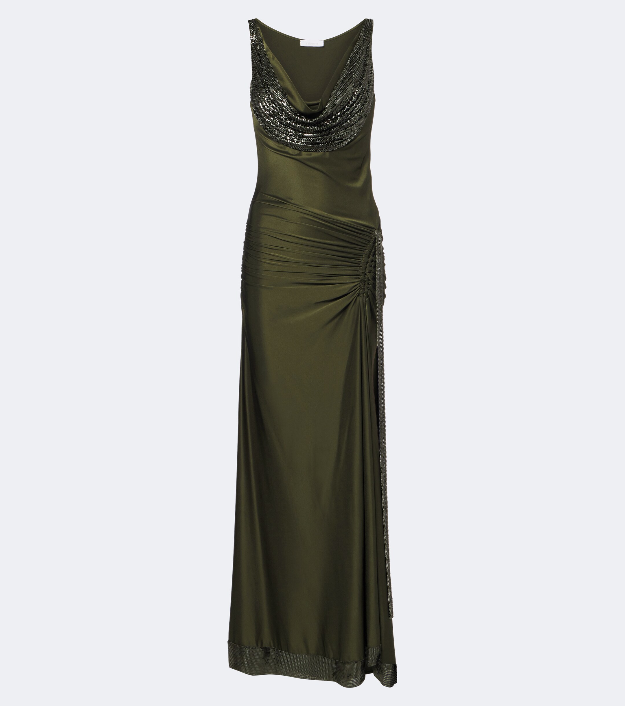 Rabanne Rabanne Chainmail satin gown