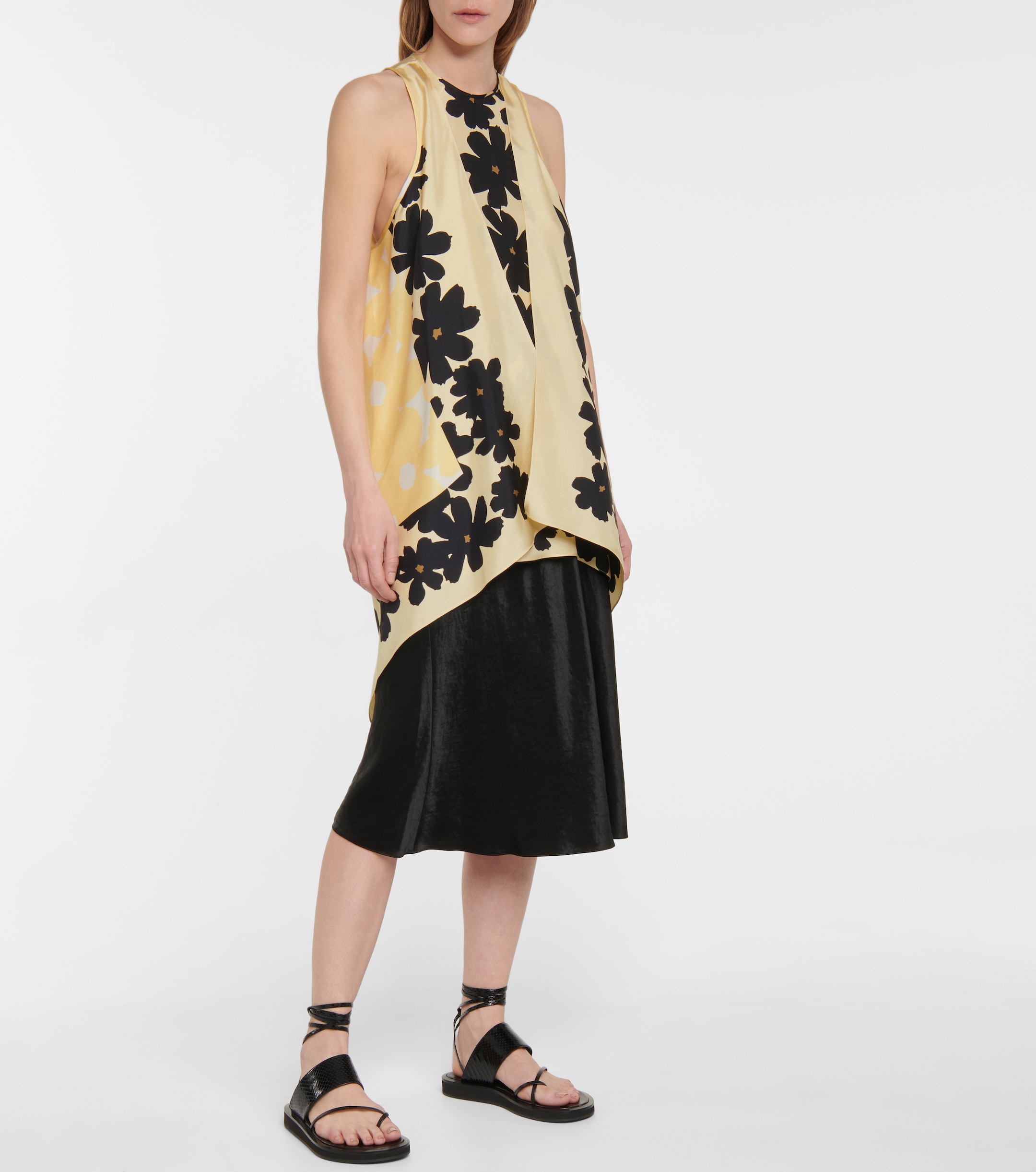 Petar Petrov Catia floral silk top