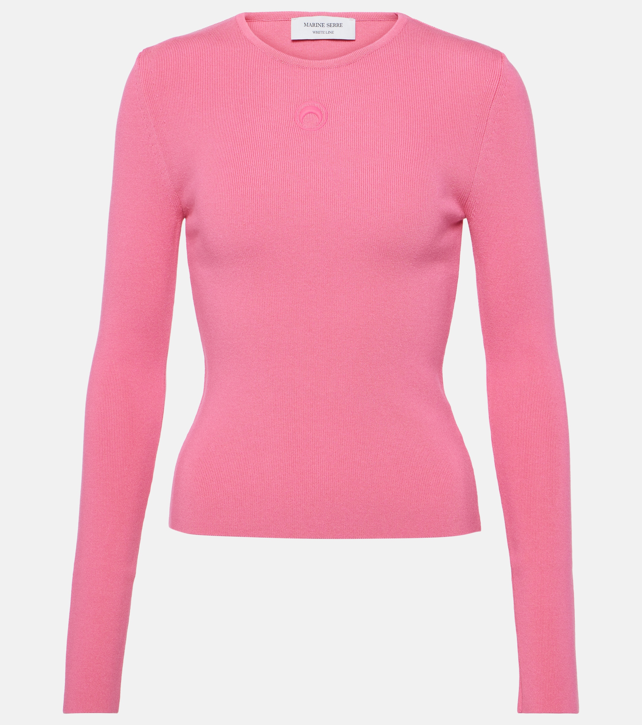 Marine Serre Core open-back jersey top